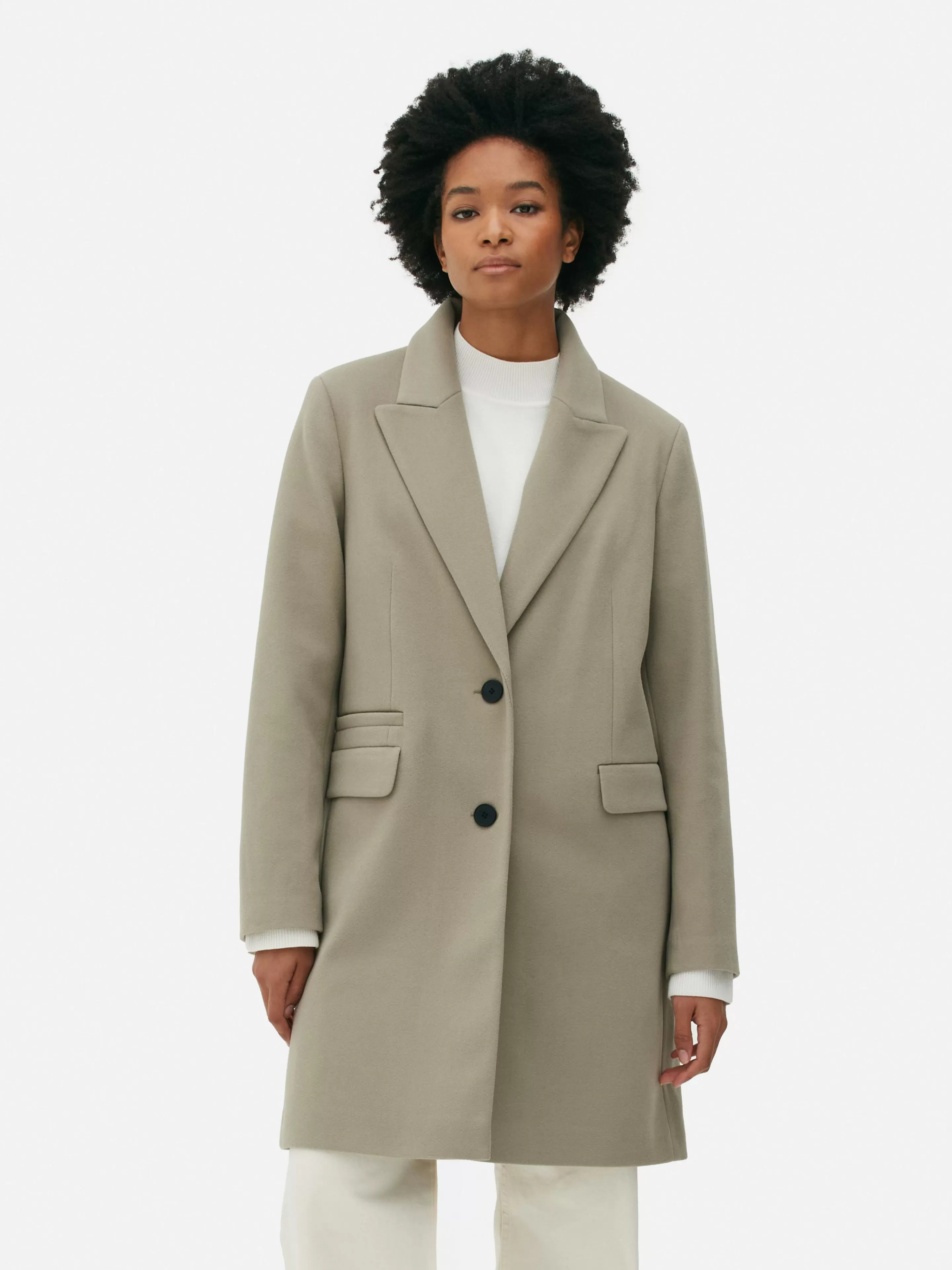 Pardessus à Boutonnage Simple-Primark Outlet