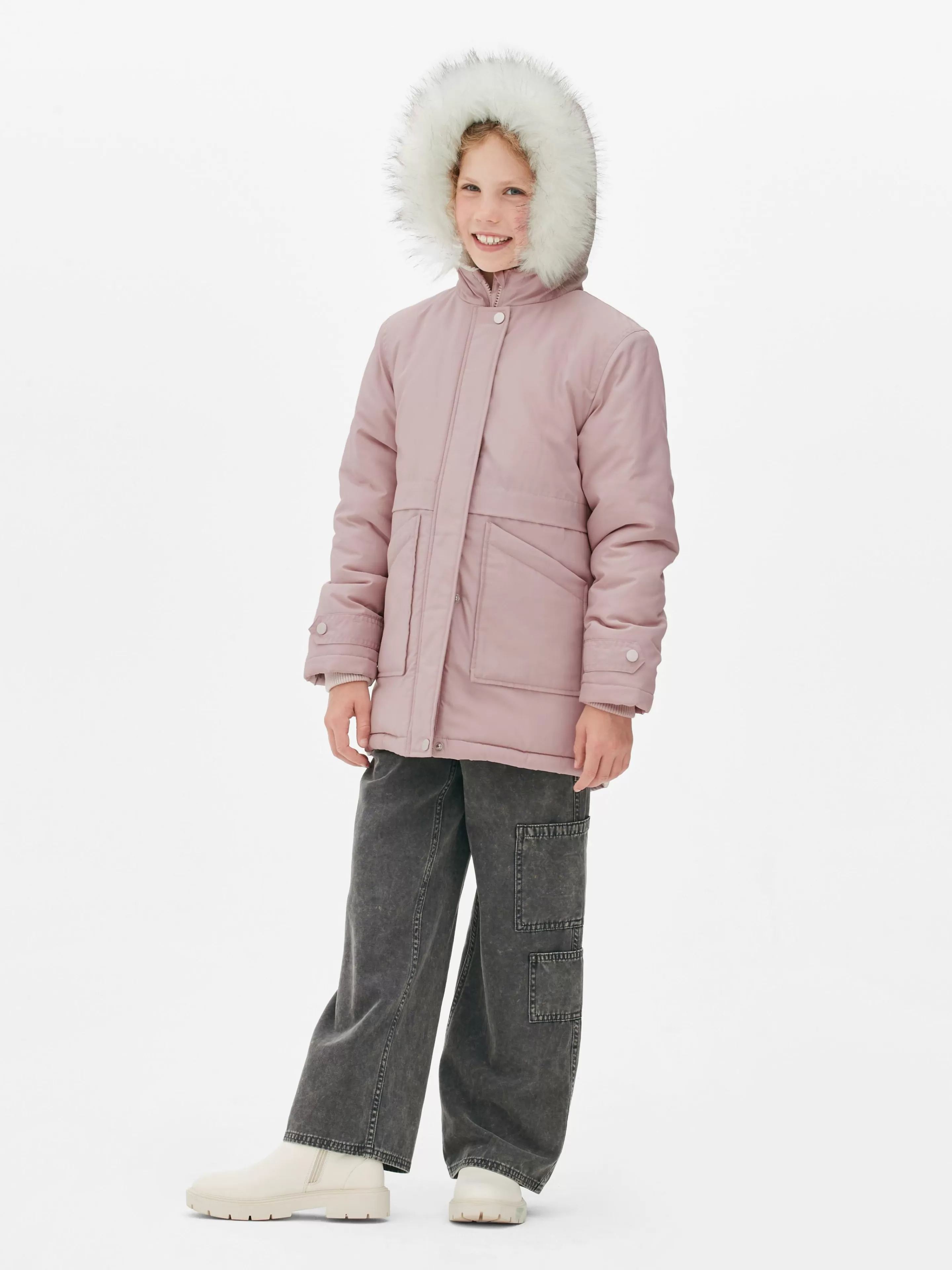 Parka à Capuche En Fausse Fourrure-Primark Best
