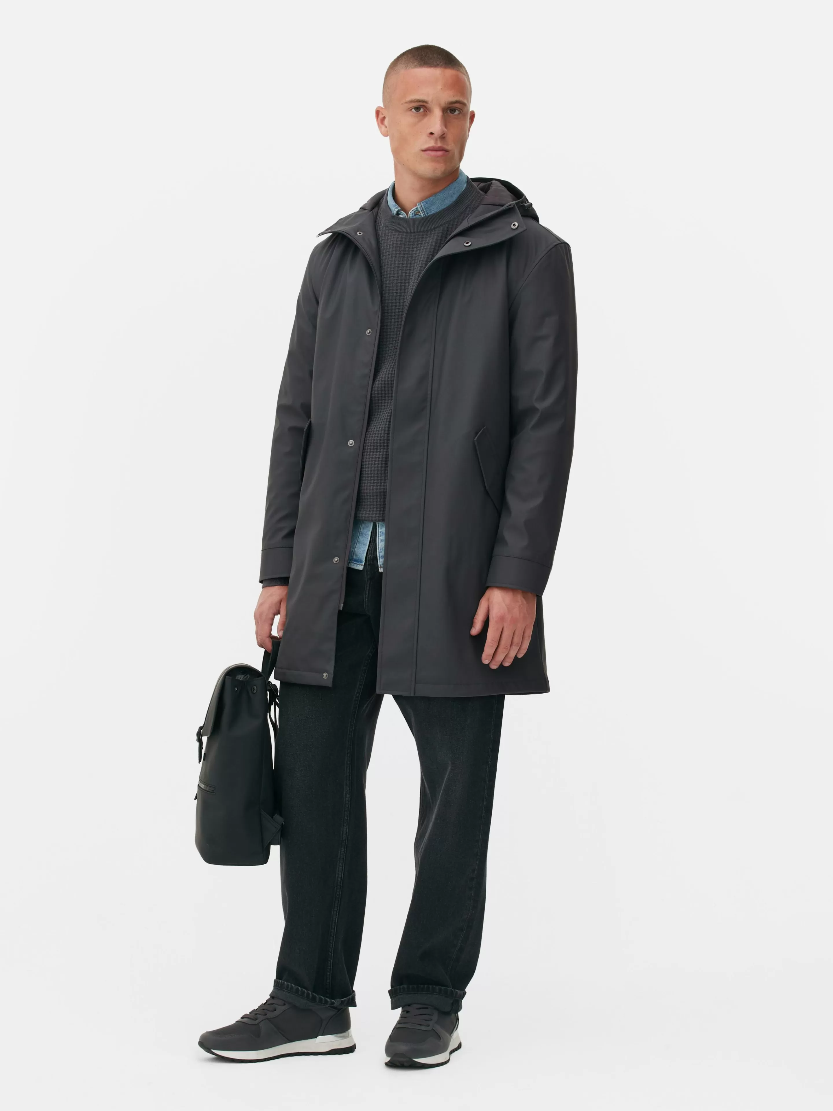 Parka Caoutchoutée à Capuche-Primark Cheap