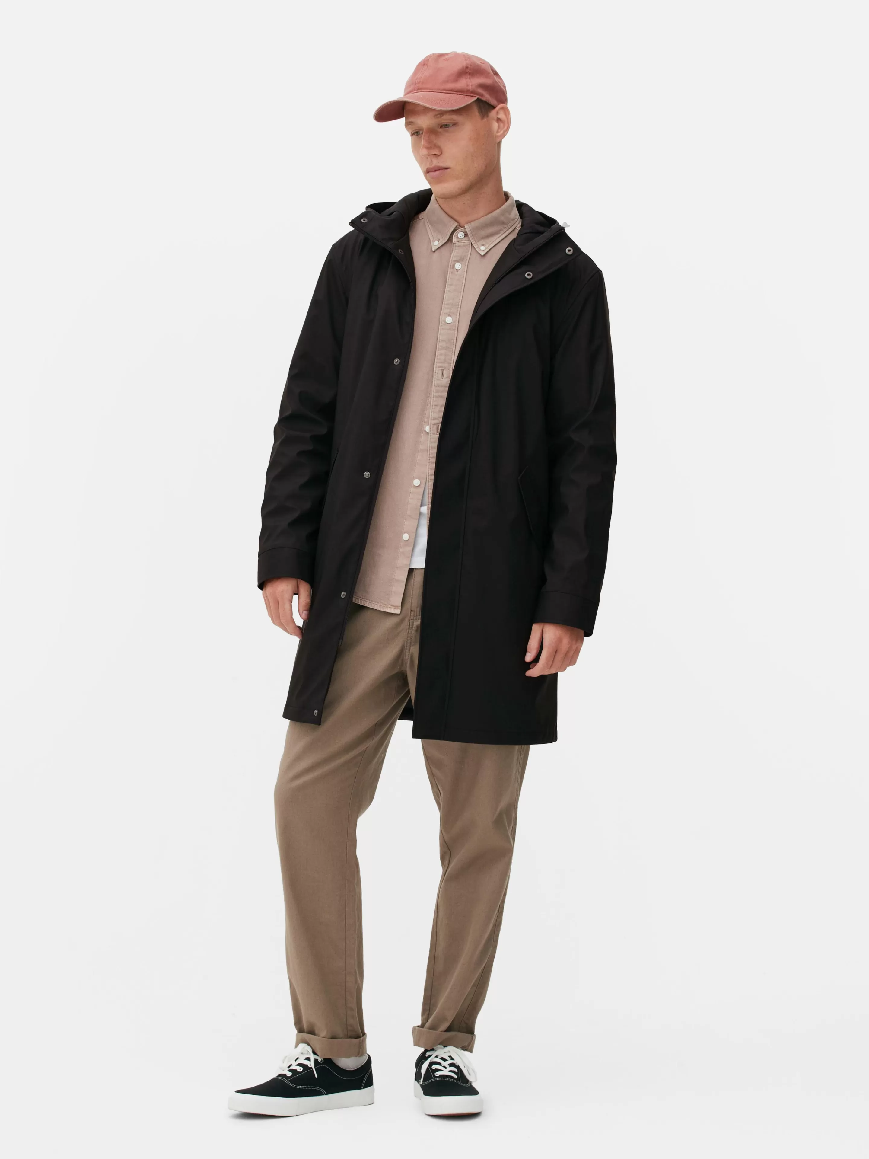 Parka Caoutchoutée à Capuche-Primark New