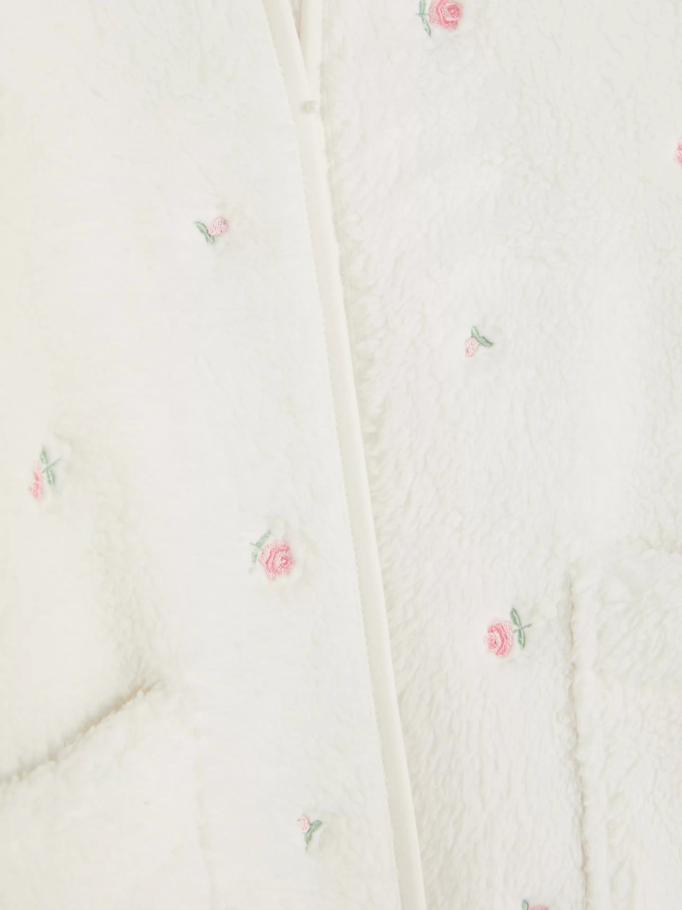 Peignoir De Pyjama Brodé De Roses-Primark New