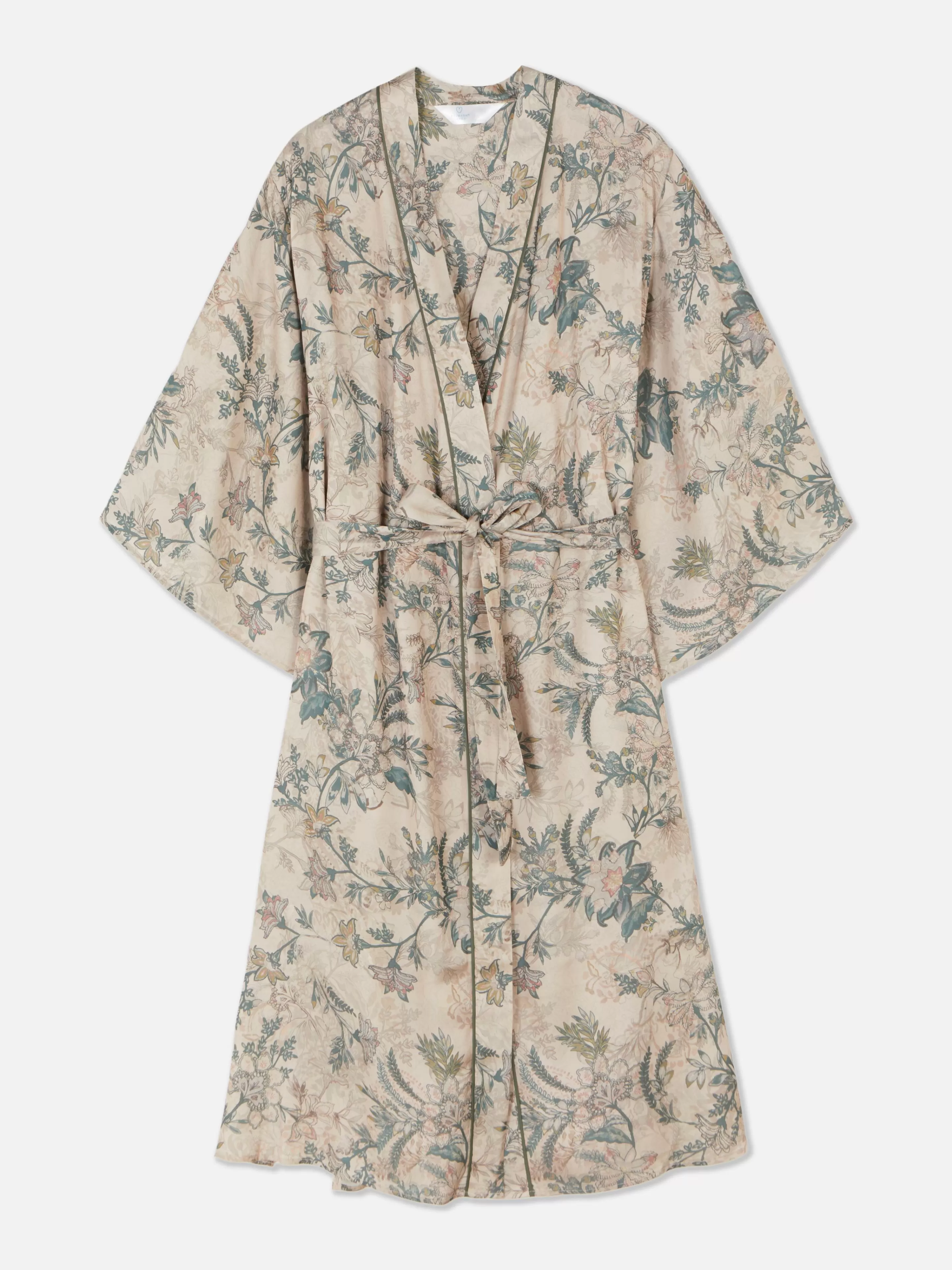 Peignoir En Satin à Fleurs-Primark Shop