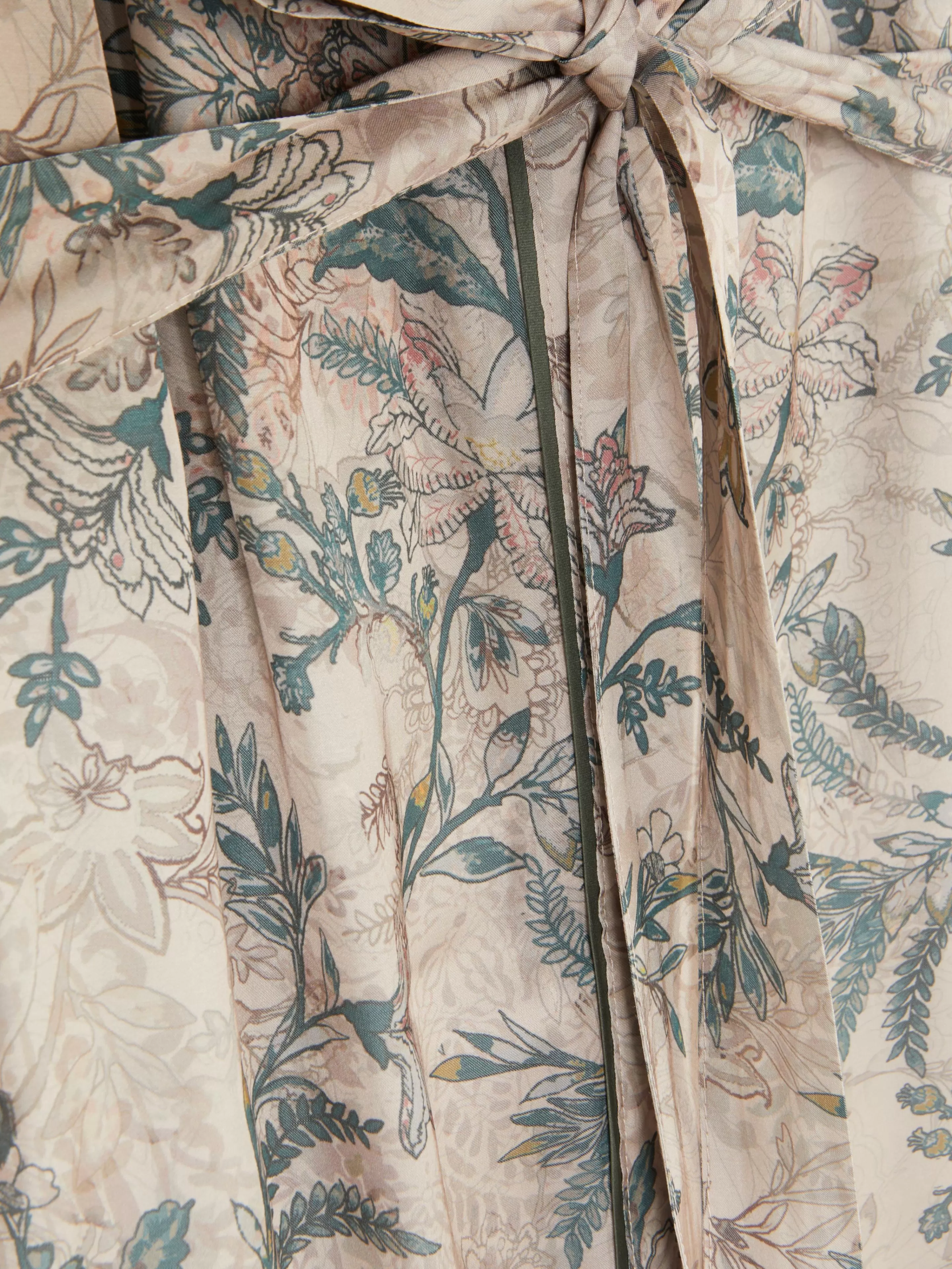 Peignoir En Satin à Fleurs-Primark Shop