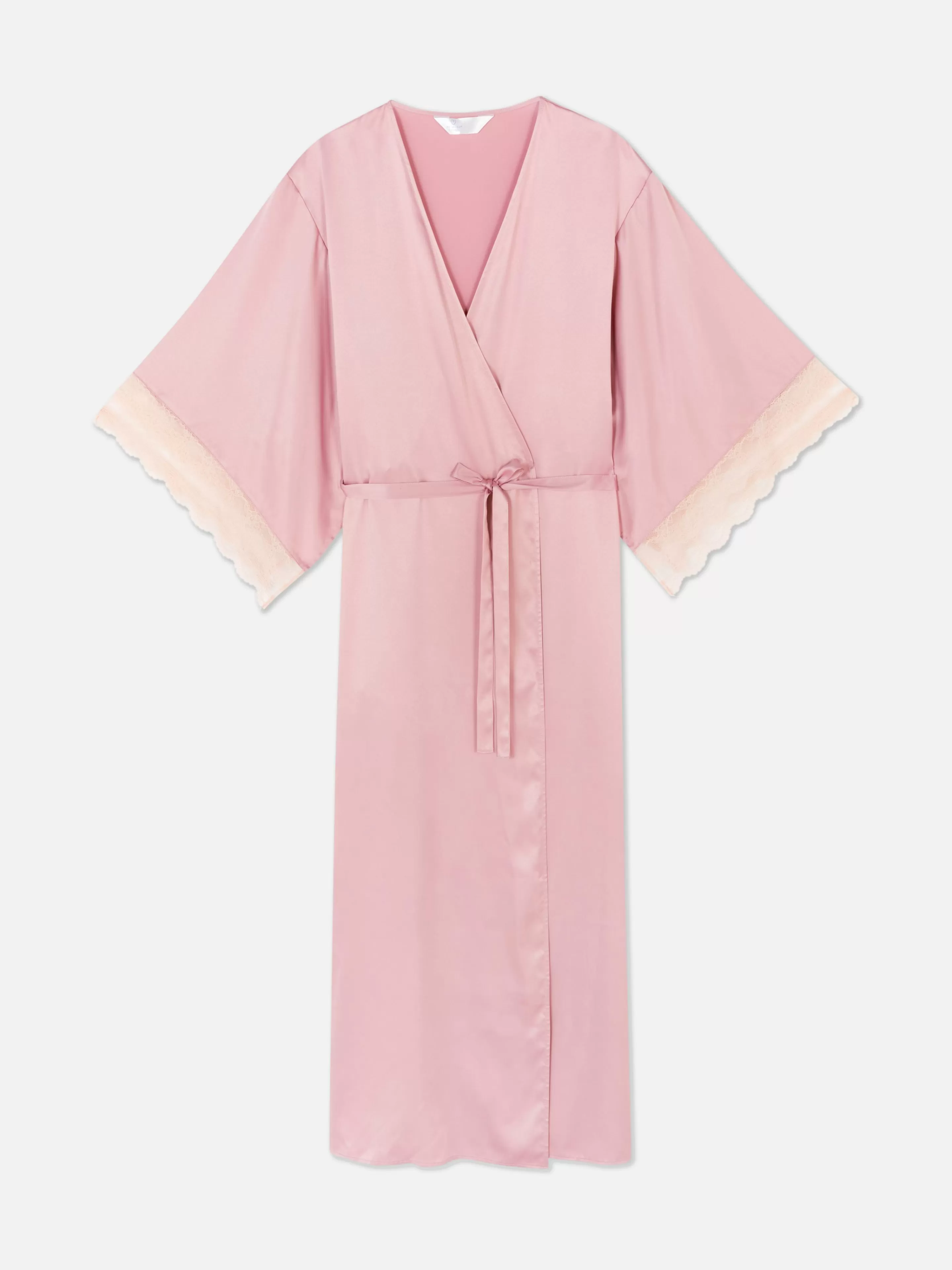 Peignoir En Satin Avec Finitions En Dentelle-Primark Best