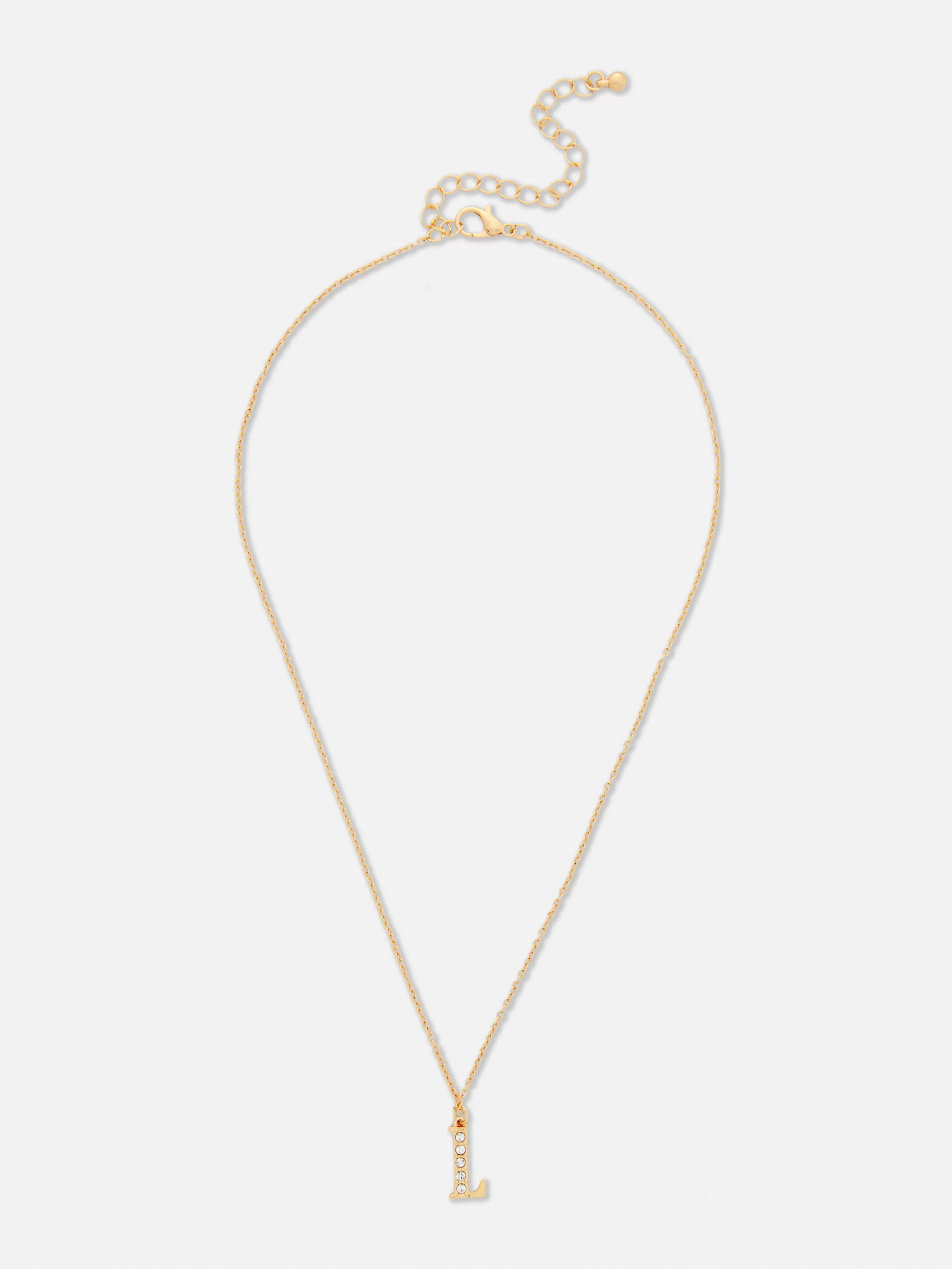 Pendentif à Initiale Et Strass-Primark Cheap