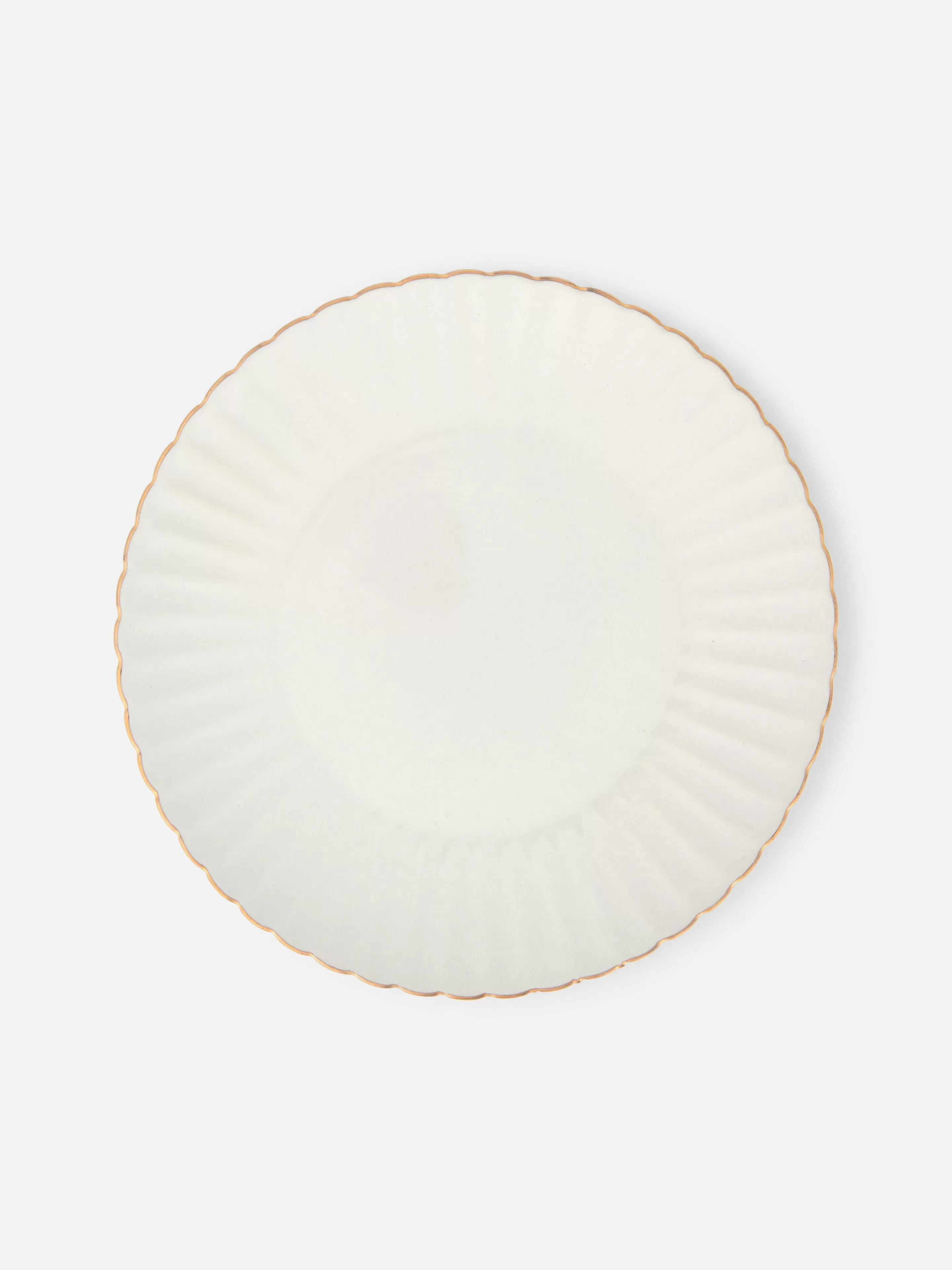 Petite Assiette Festonnée à Détails Dorés-Primark Flash Sale