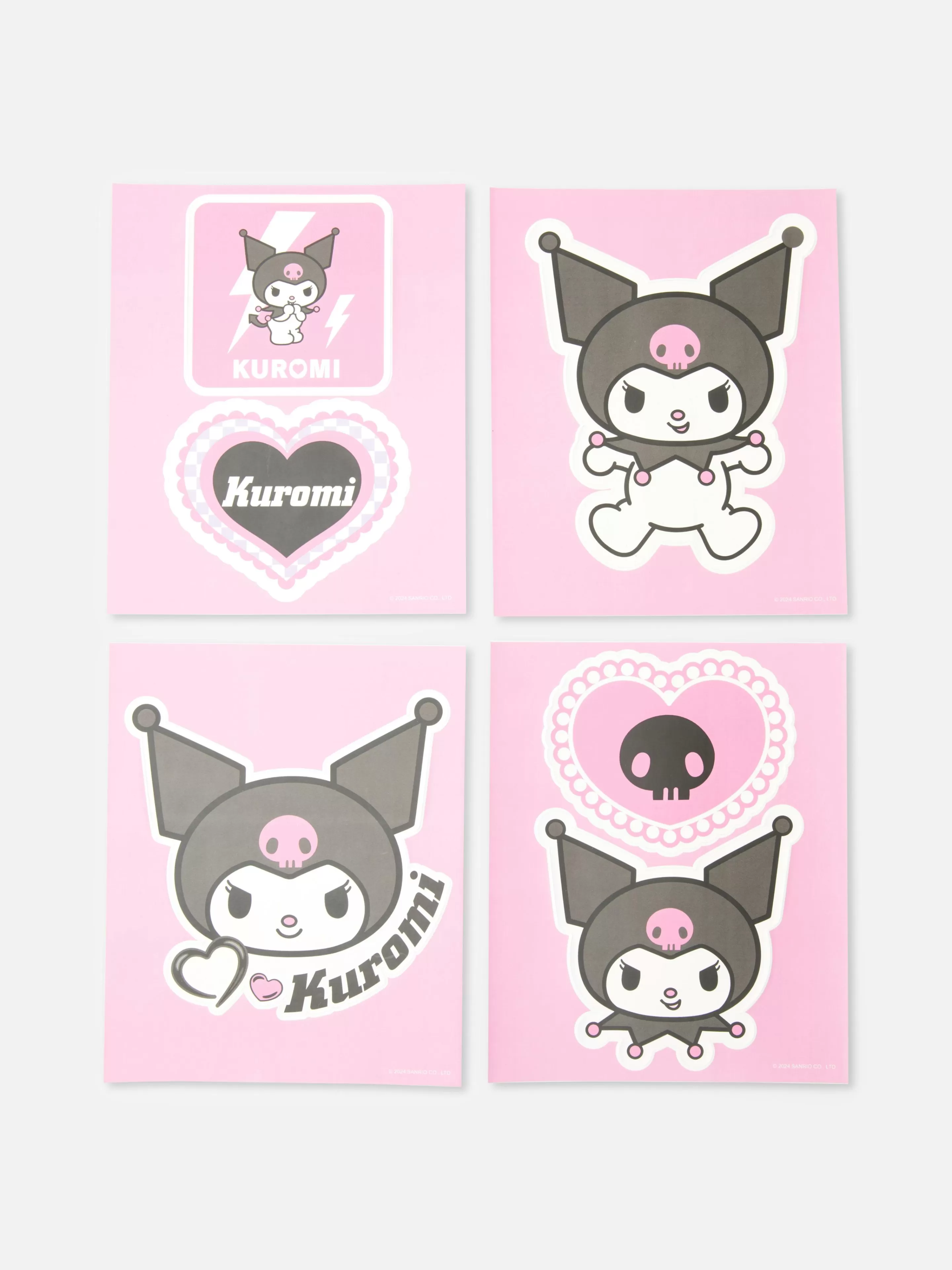 Pochette De 6 Autocollants à Bagages Hello Kitty Kuromi-Primark Hot