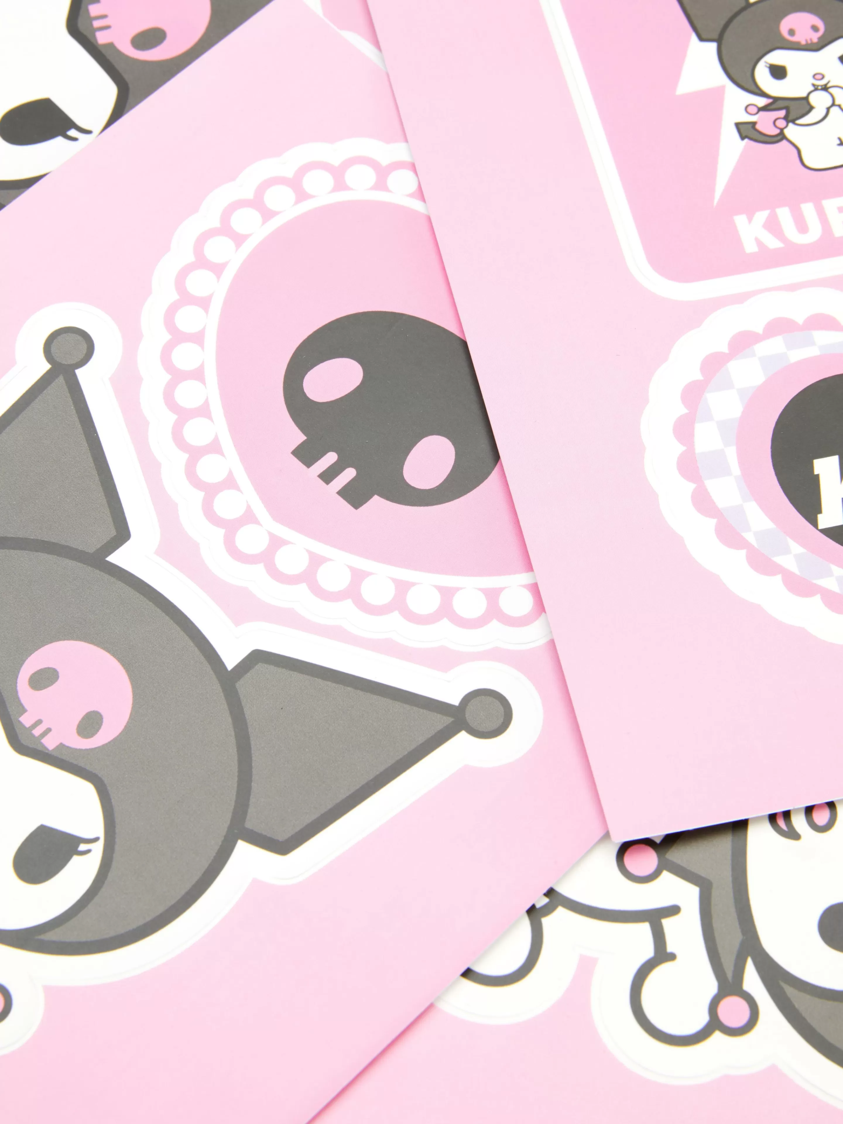 Pochette De 6 Autocollants à Bagages Hello Kitty Kuromi-Primark Hot