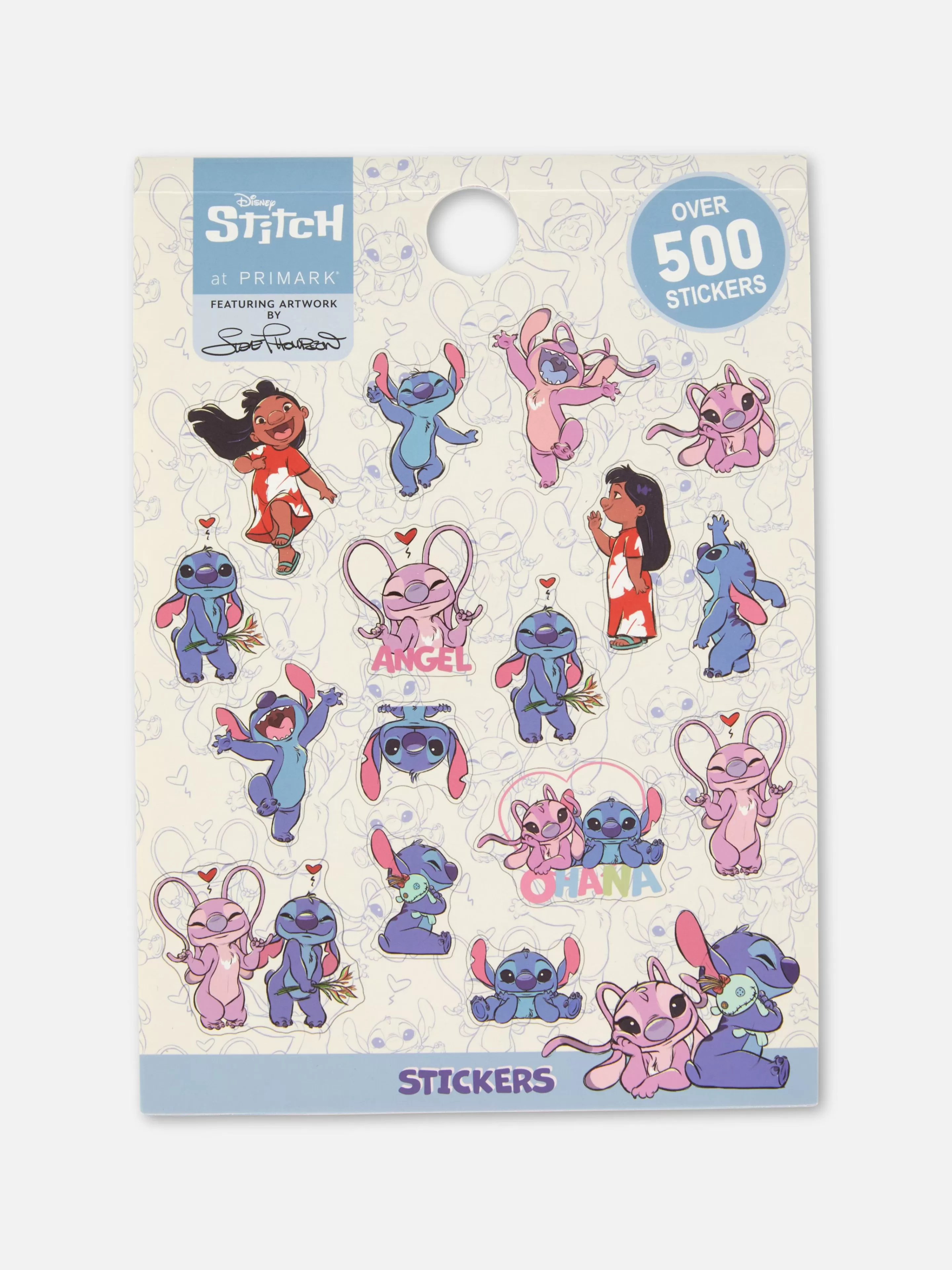 Pochette De 500 Autocollants Disney Lilo & Stitch-Primark Cheap