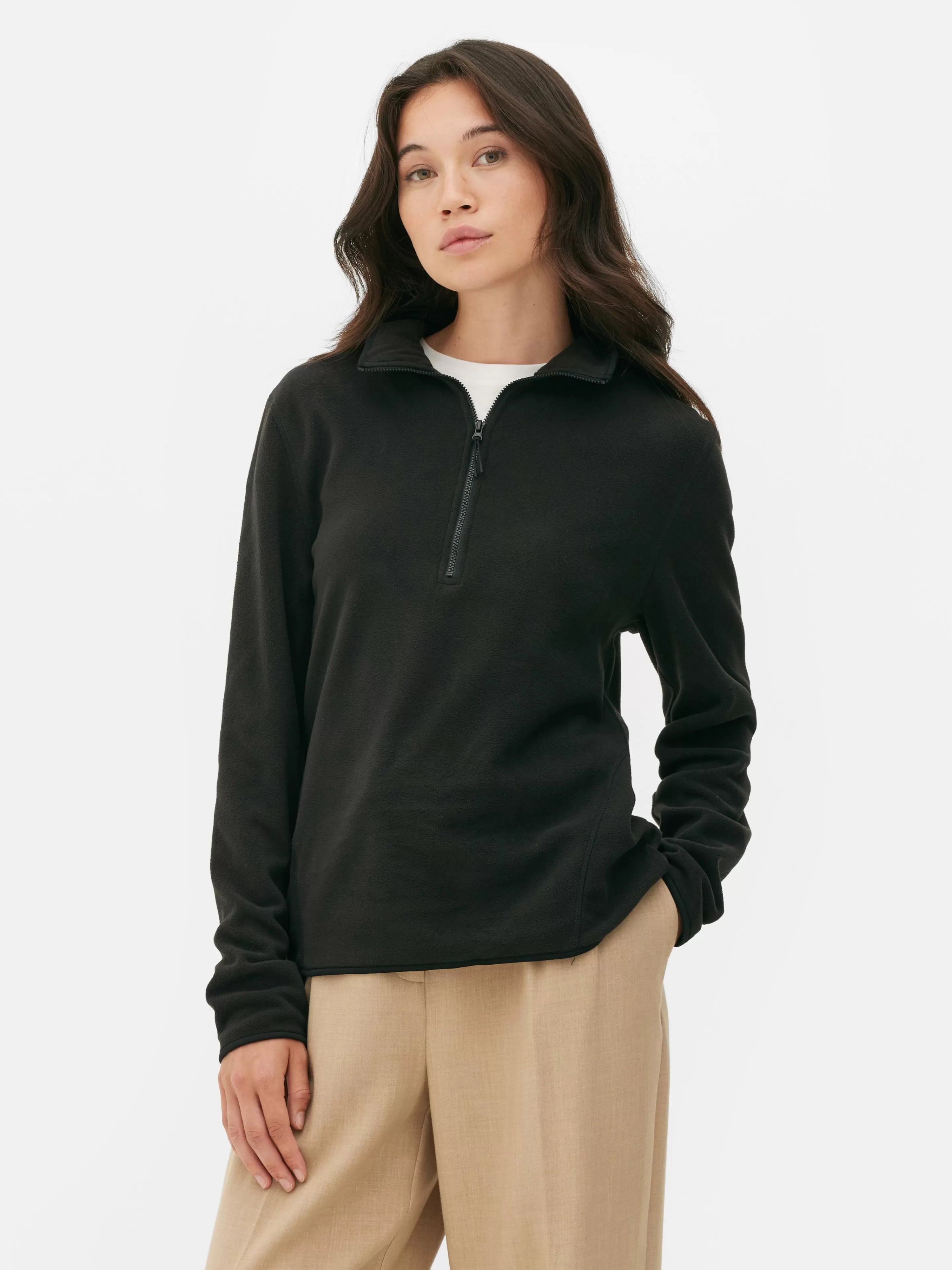 Polaire à Col Zippé-Primark Discount
