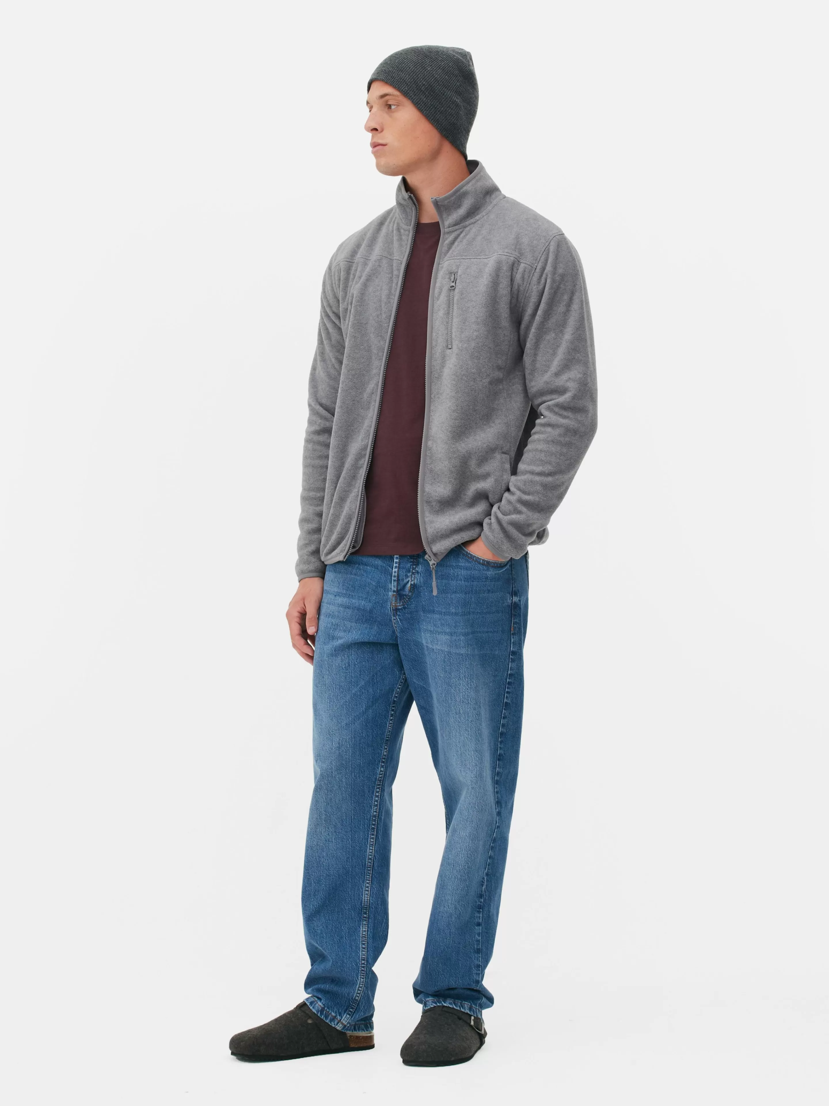 Polaire Zippée à Col Cheminée-Primark Discount