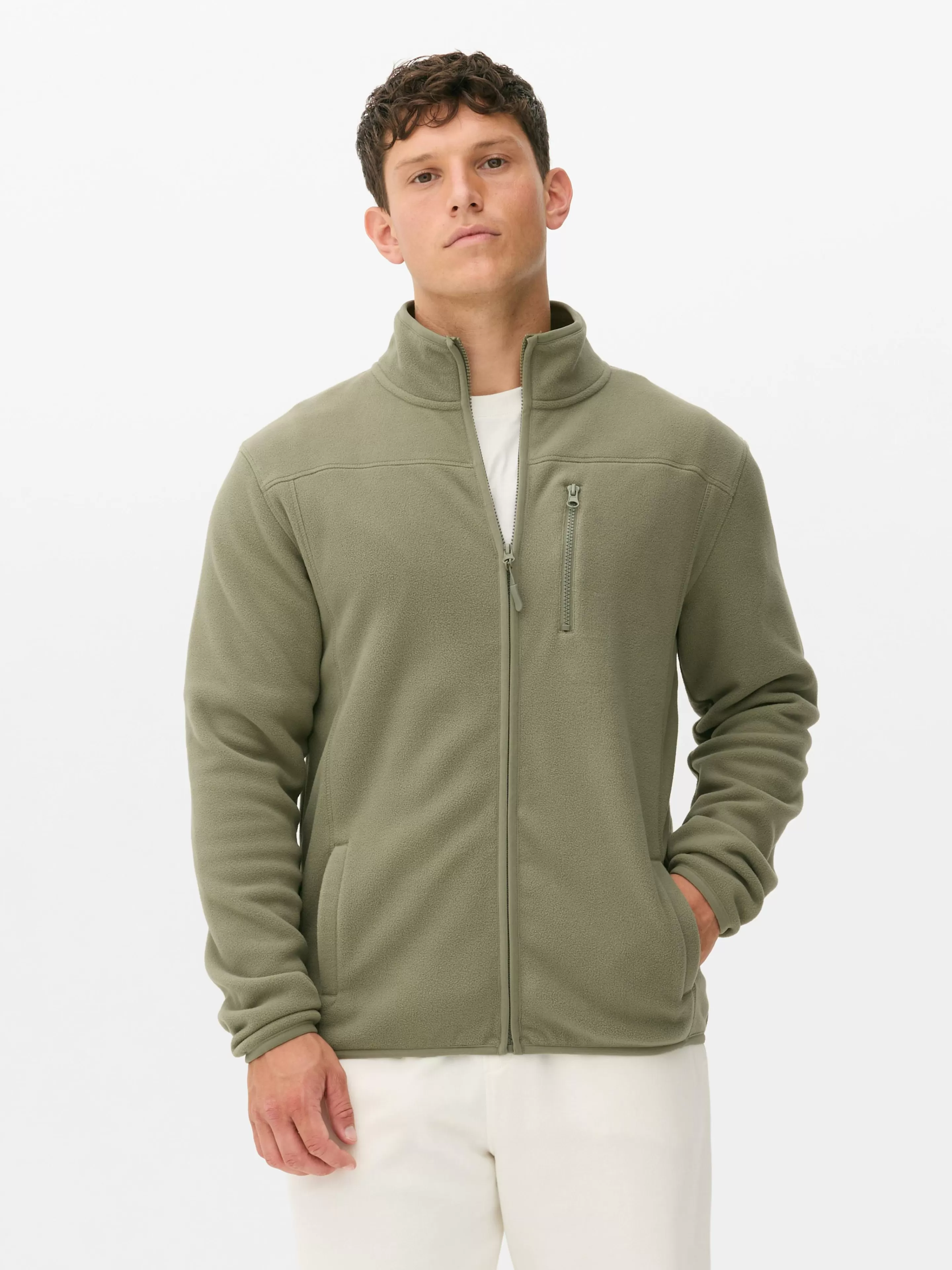 Polaire Zippée à Col Cheminée-Primark Sale