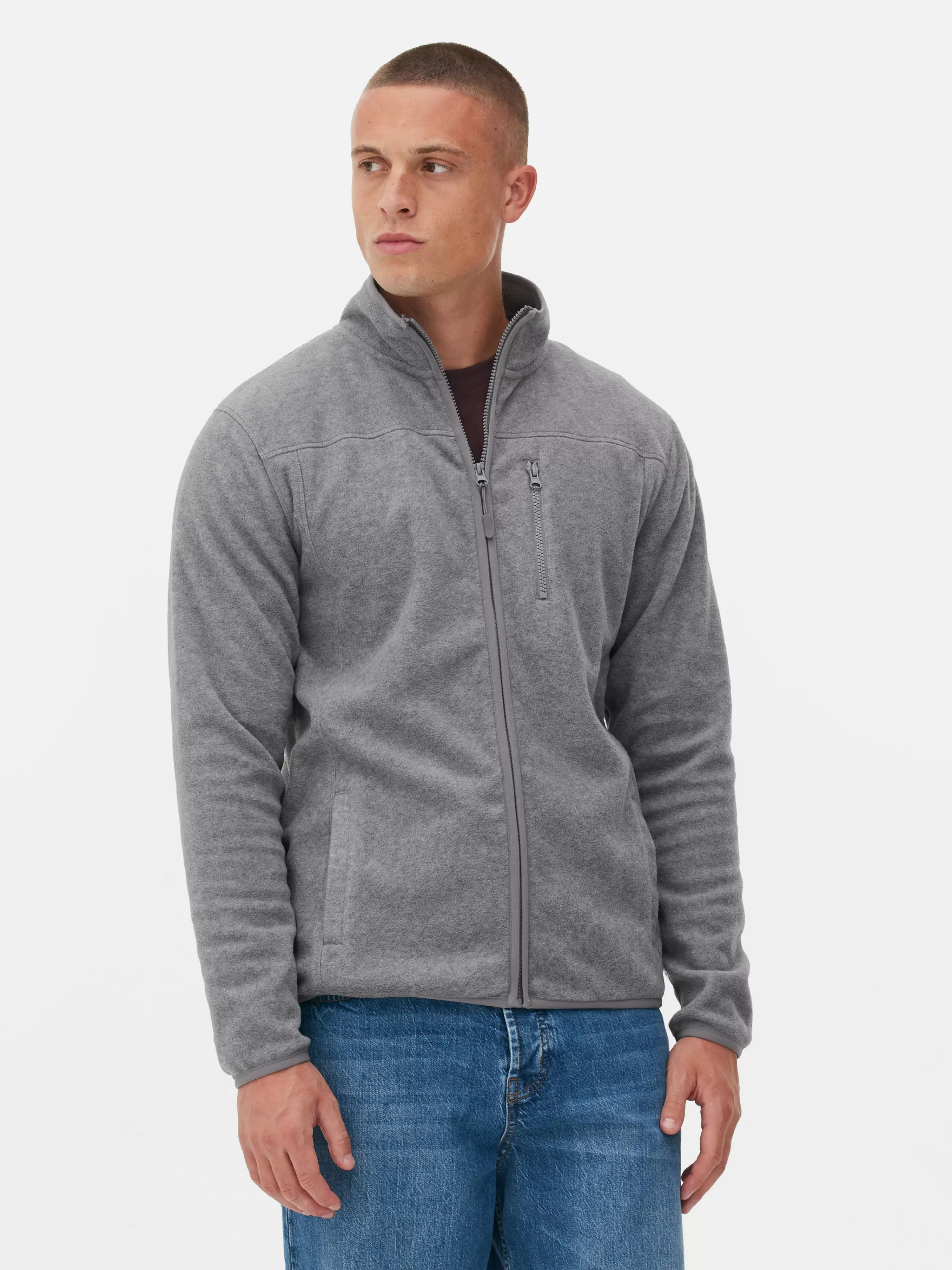 Polaire Zippée à Col Cheminée-Primark Discount