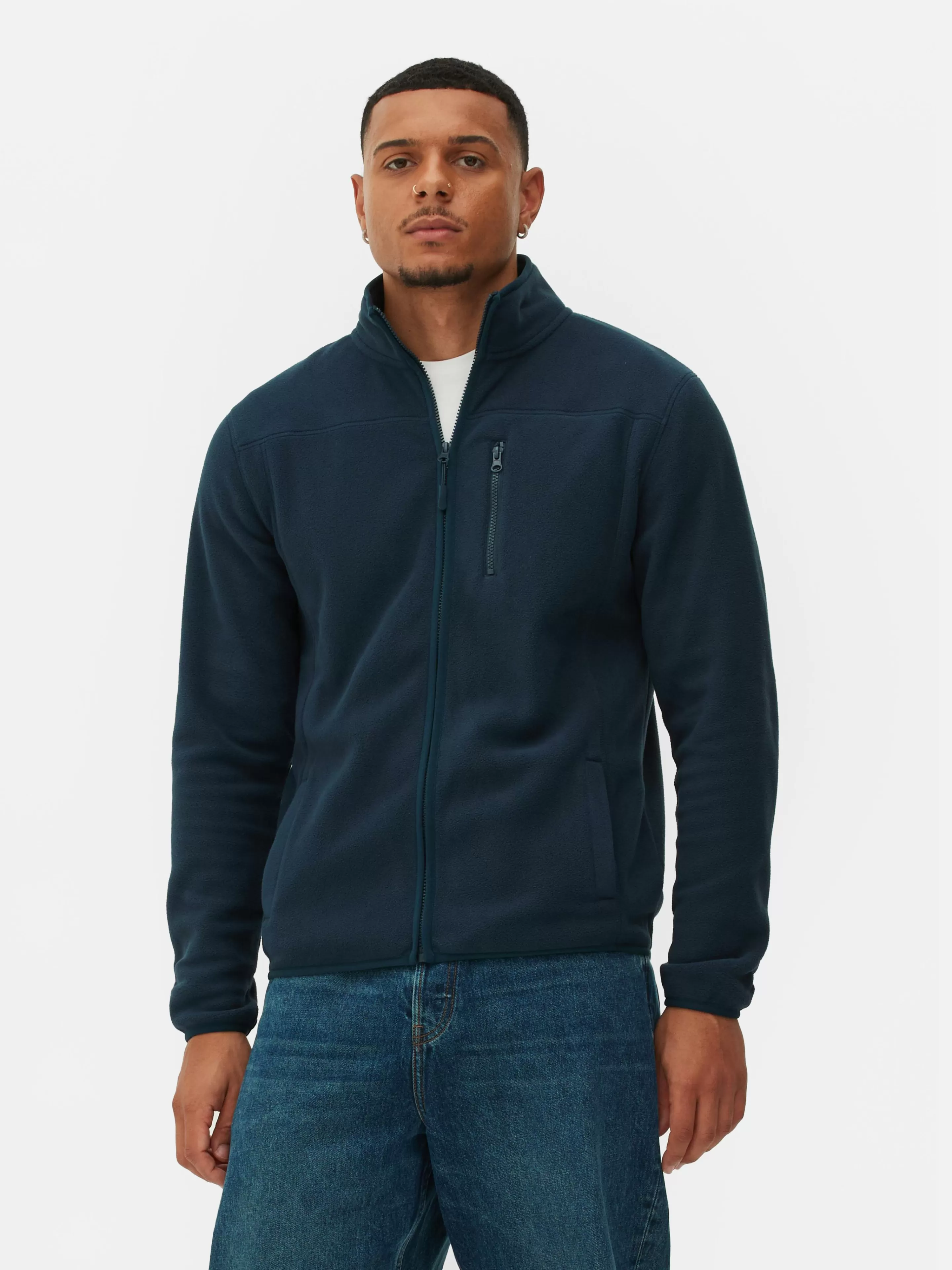Polaire Zippée à Col Cheminée-Primark Best Sale
