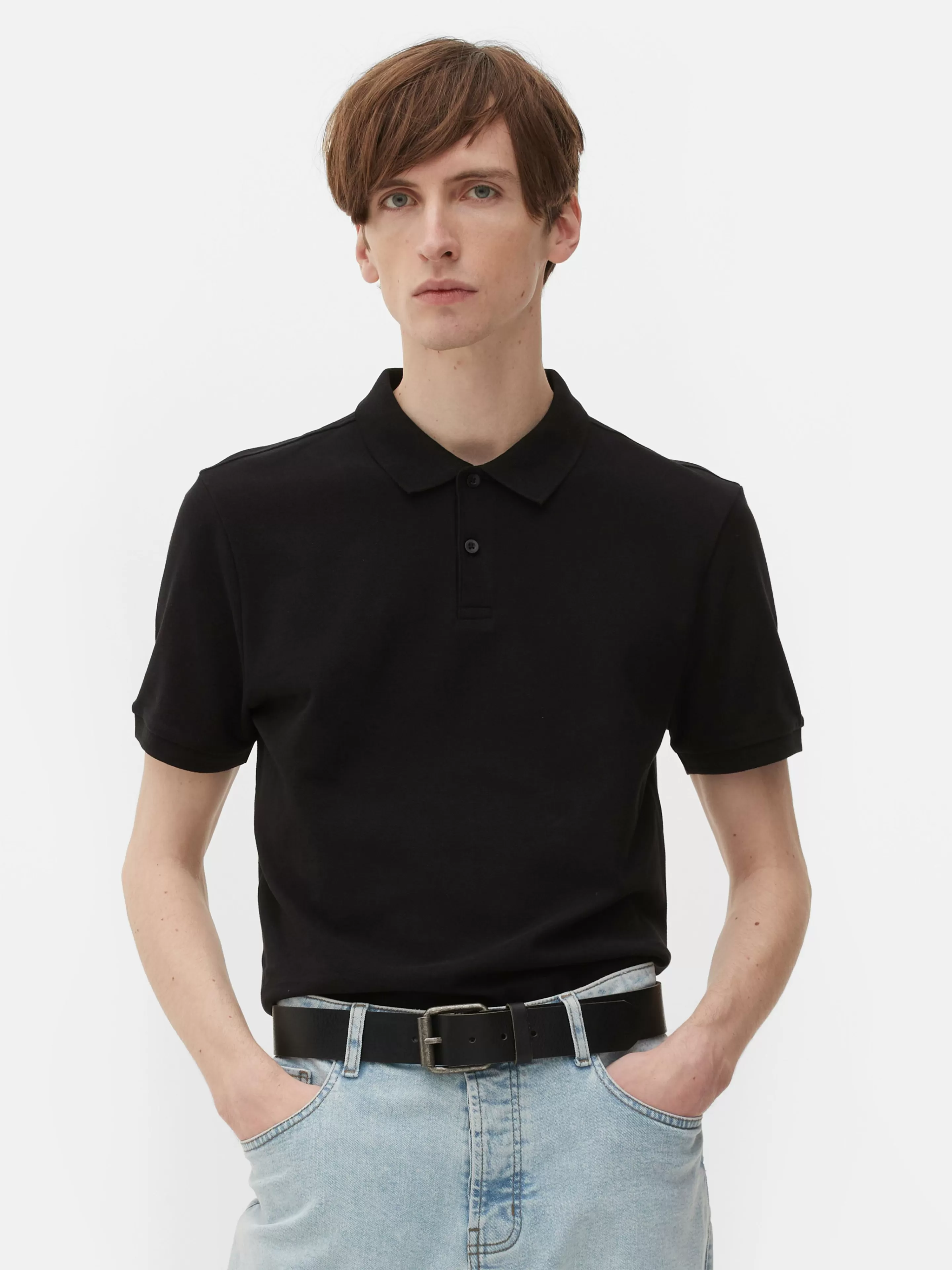 Polo En Piqué à Manches Courtes-Primark Discount