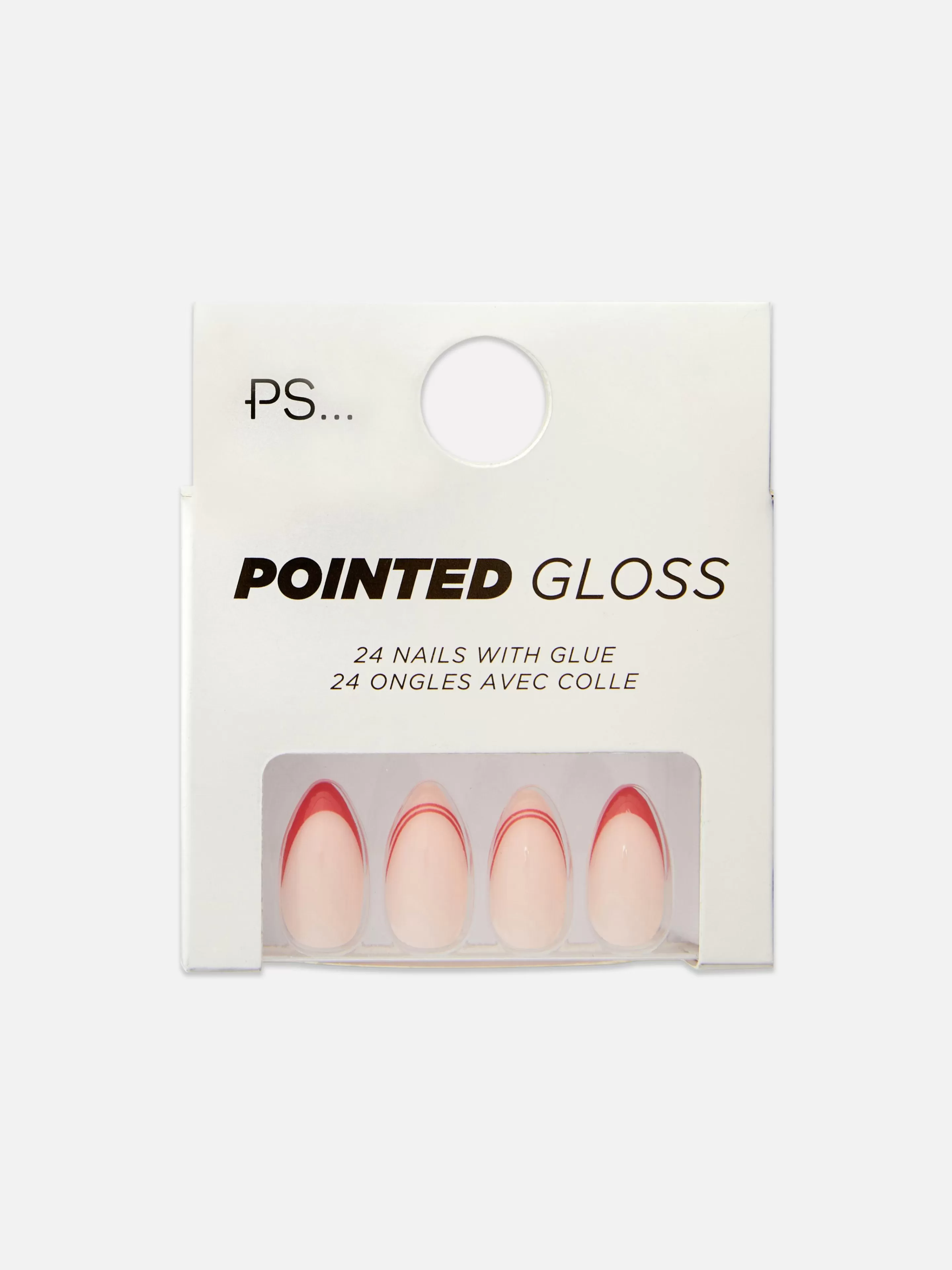 PS... Faux Ongles à Pointe Brillante Contrastée-Primark Sale