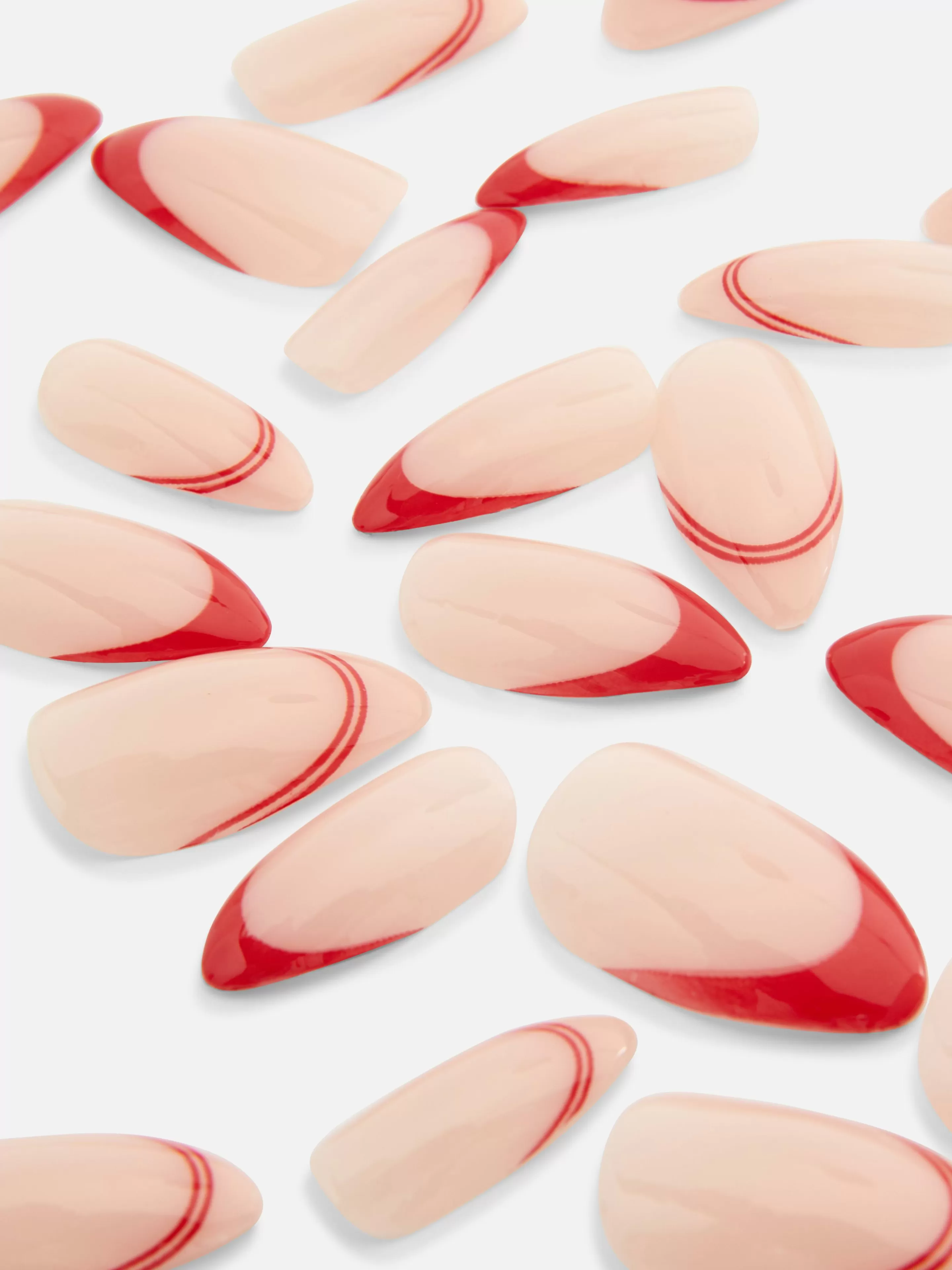 PS... Faux Ongles à Pointe Brillante Contrastée-Primark Sale