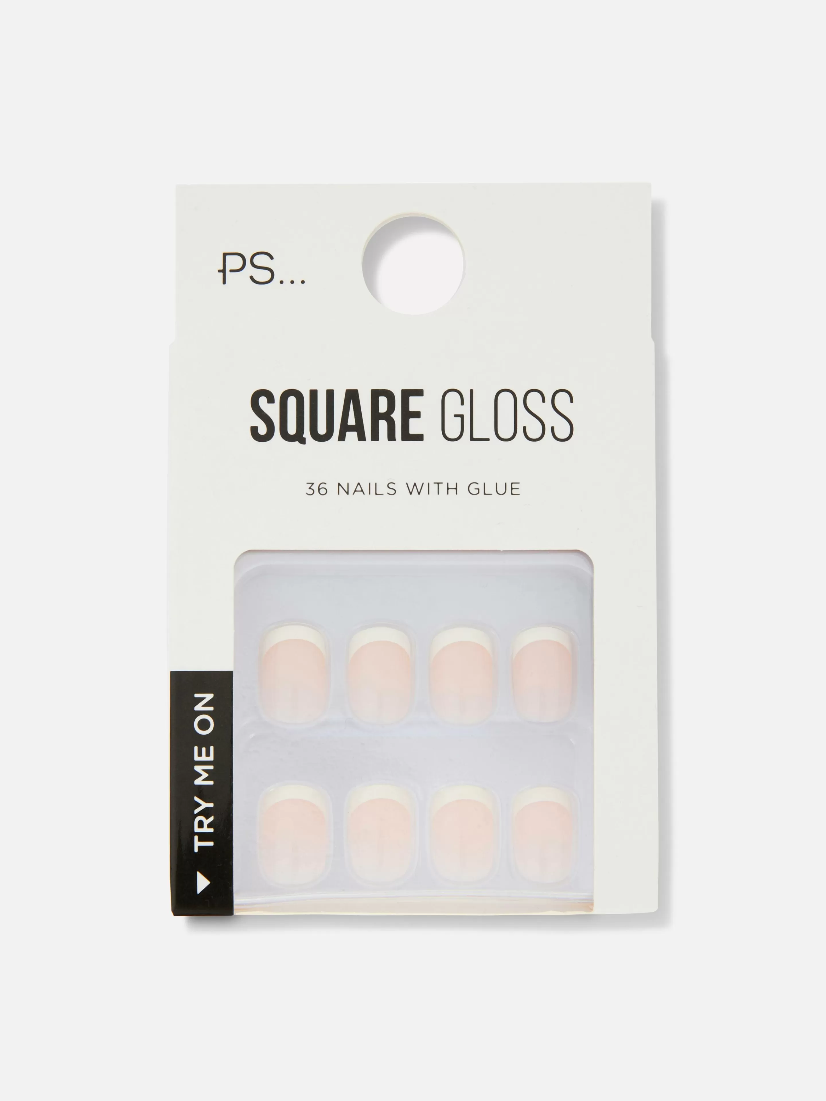 PS... Faux Ongles Brillants à Pointe Carrée-Primark New