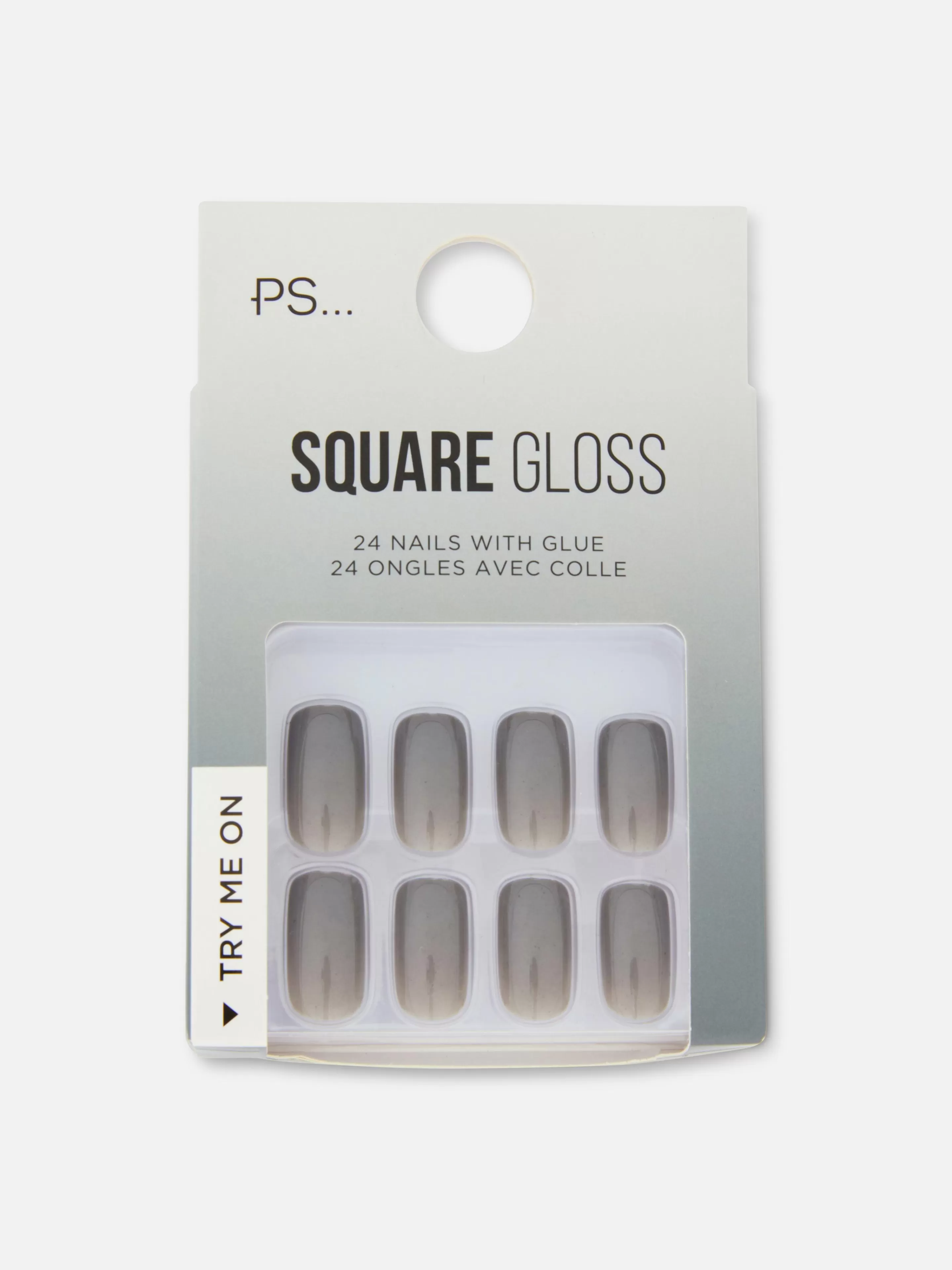 PS... Faux Ongles Brillants Carrés-Primark Discount