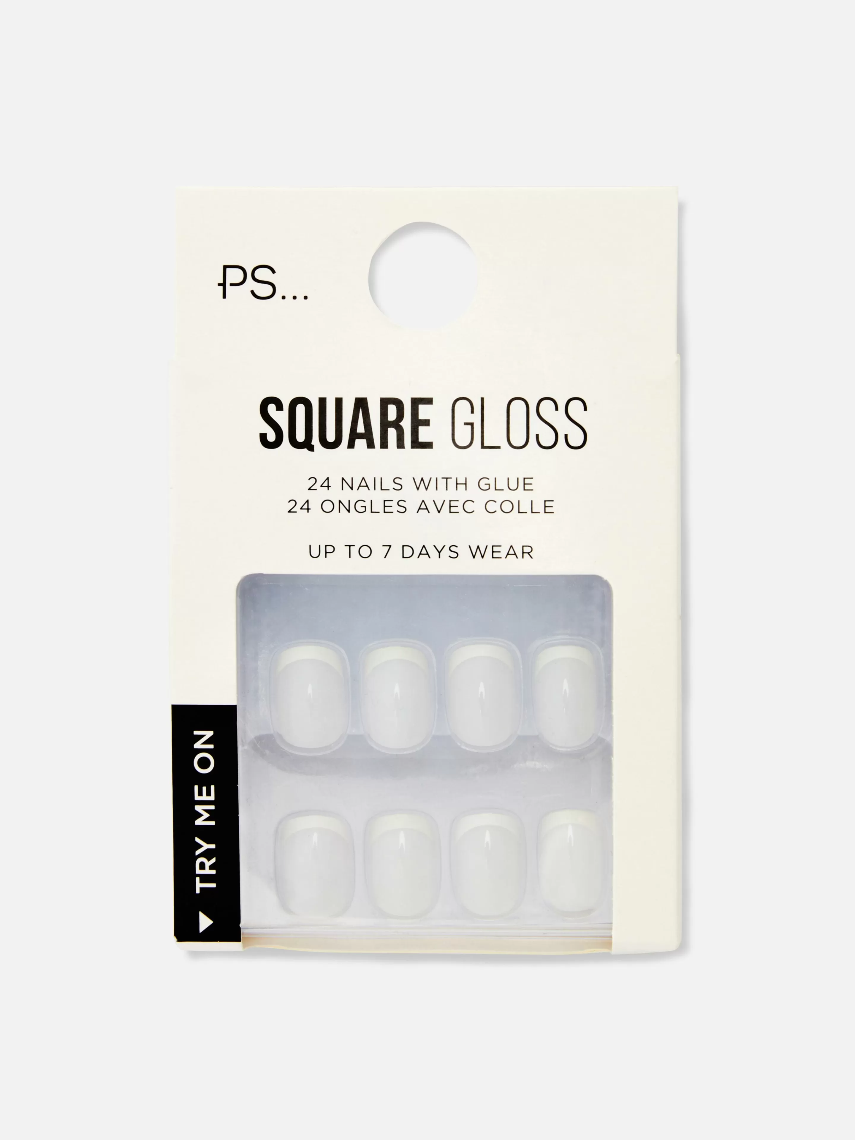 PS... Faux Ongles Brillants Carrés-Primark Clearance