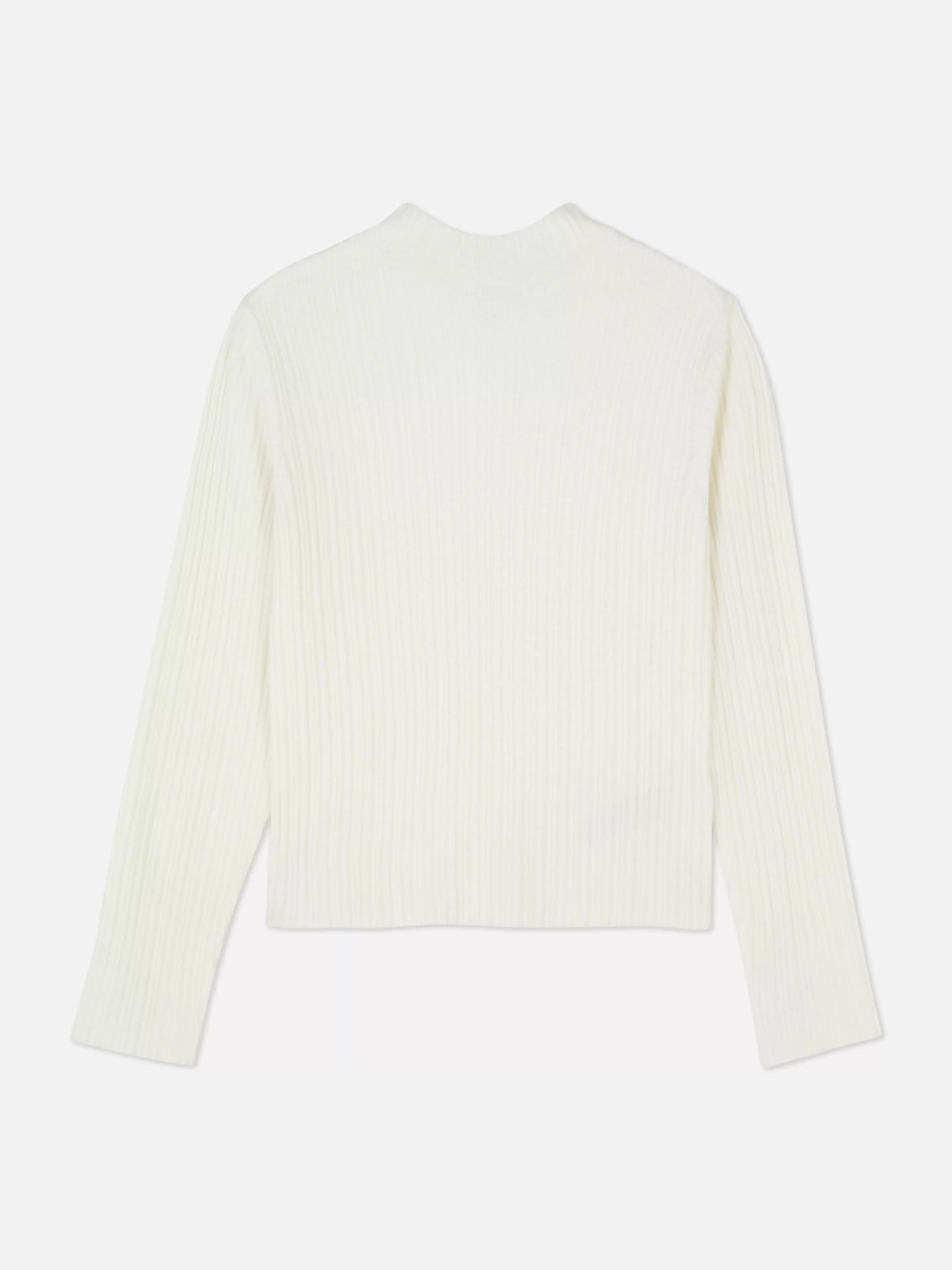 Pull à Col Ras Du Cou Côtelé-Primark Store