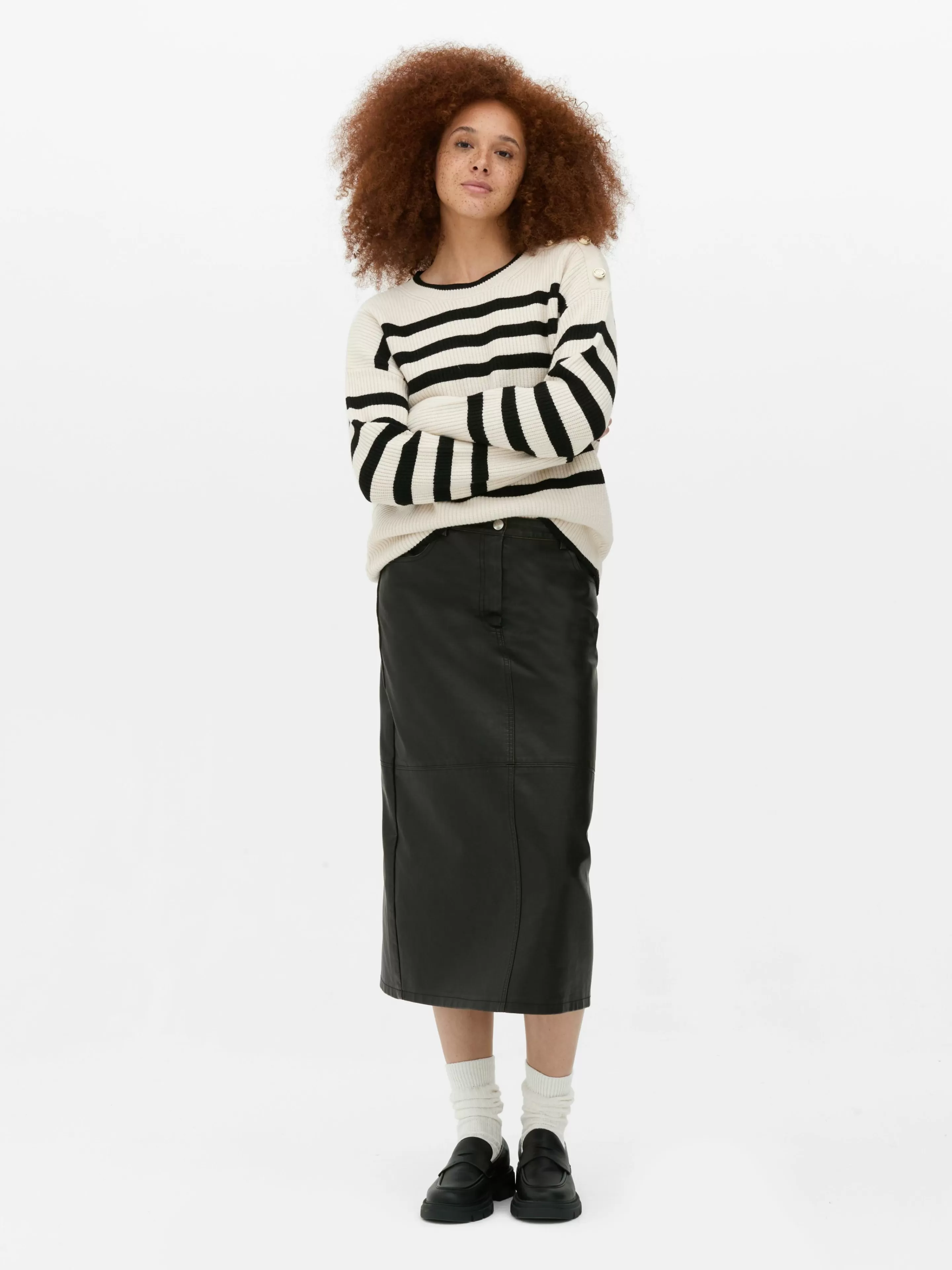 Pull à Col Ras-du-cou Et à Boutons-Primark Online