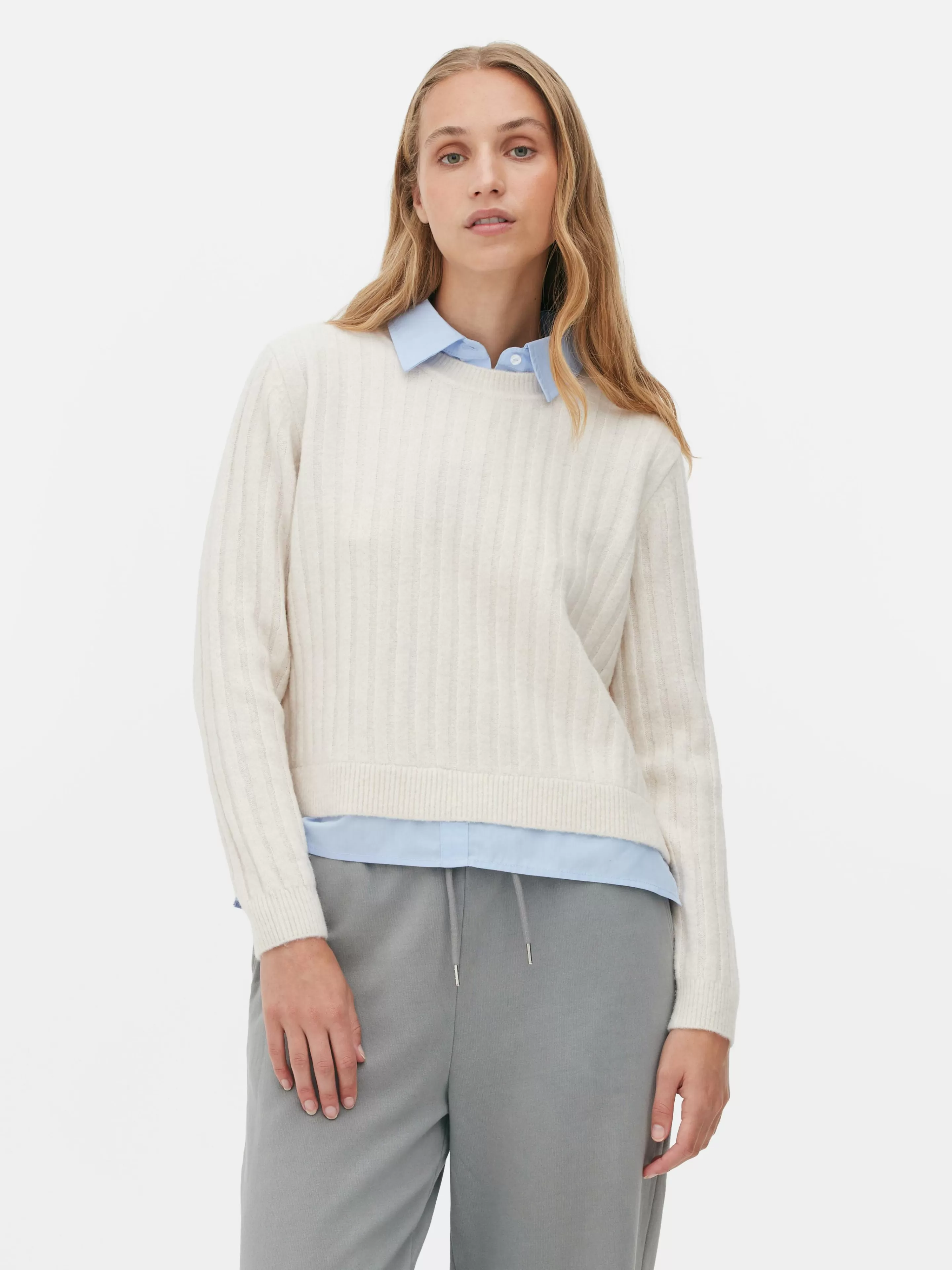 Pull Chemise Deux-en-un-Primark Shop