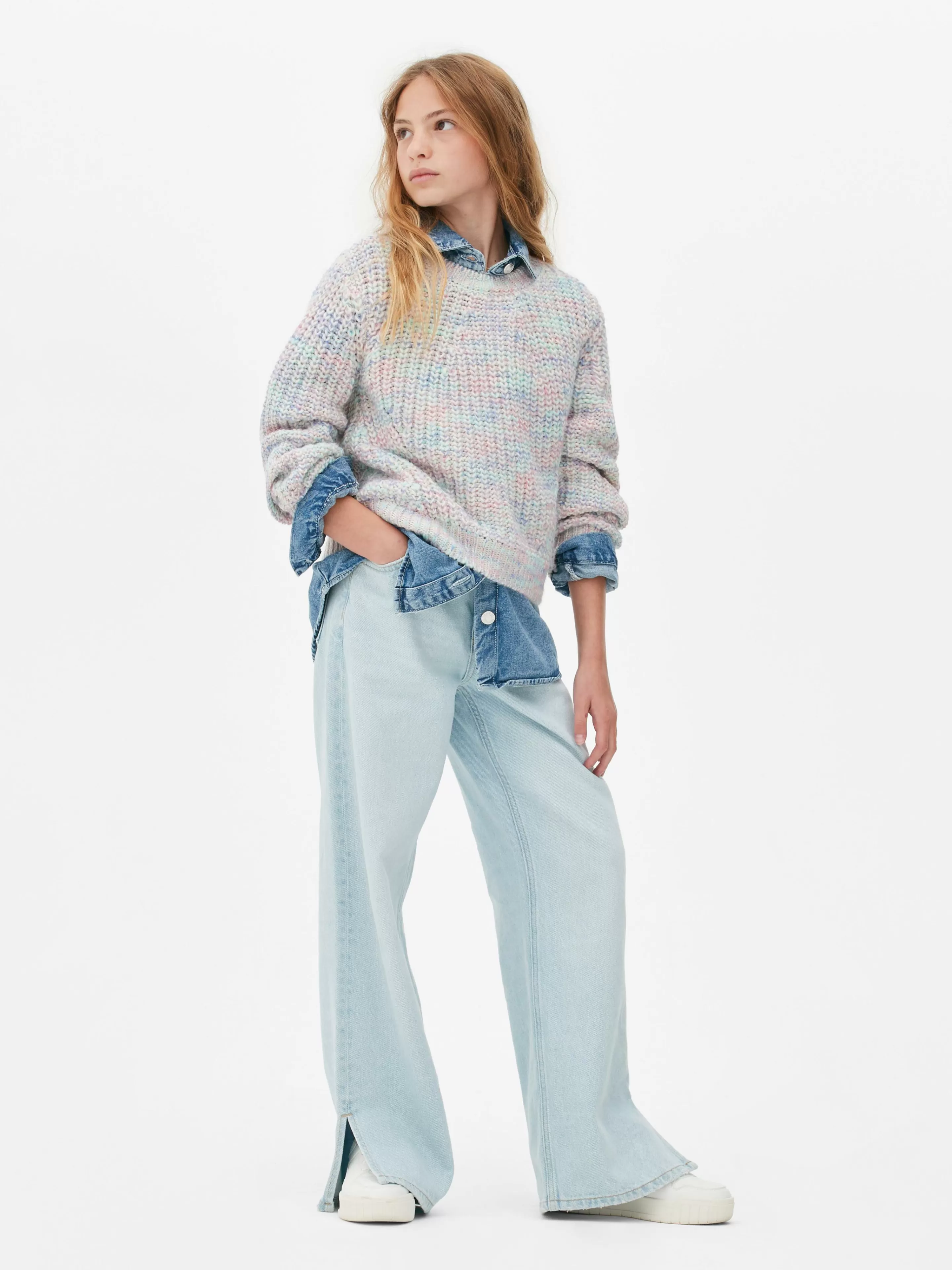 Pull En Maille Effet Chiné-Primark Flash Sale