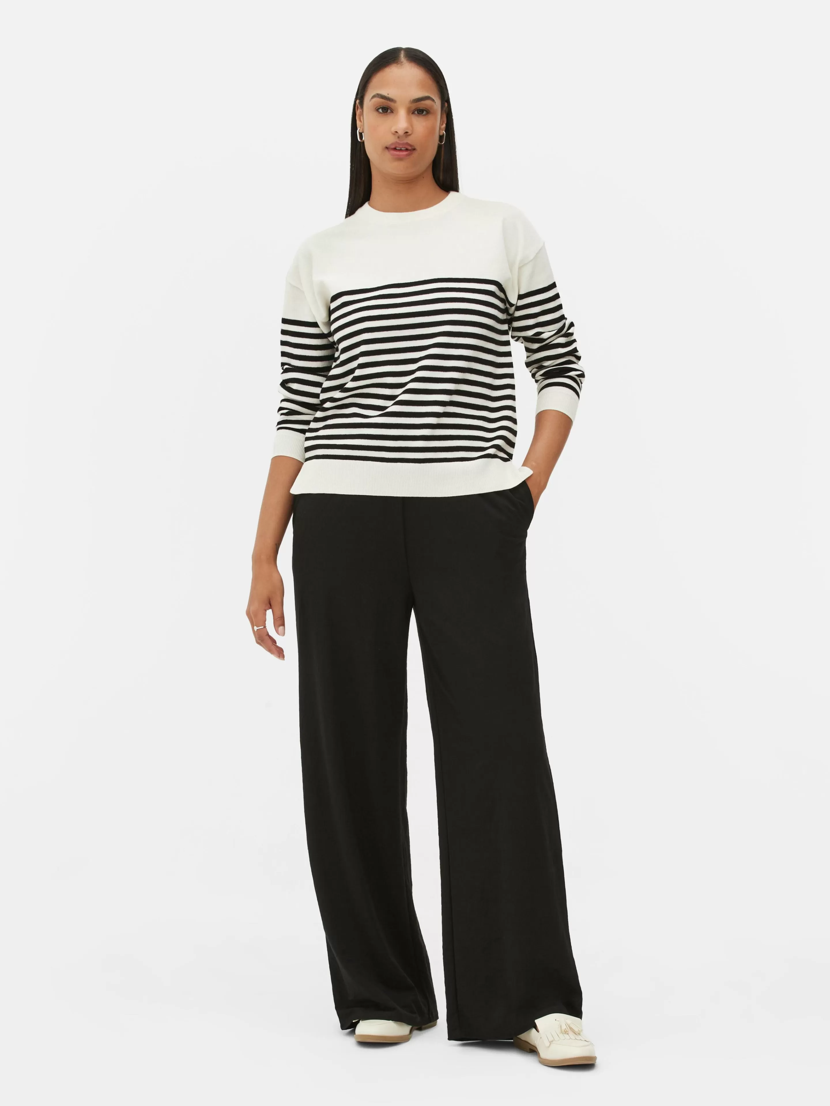 Pull En Maille Fine à Col Ras-du-cou-Primark Shop