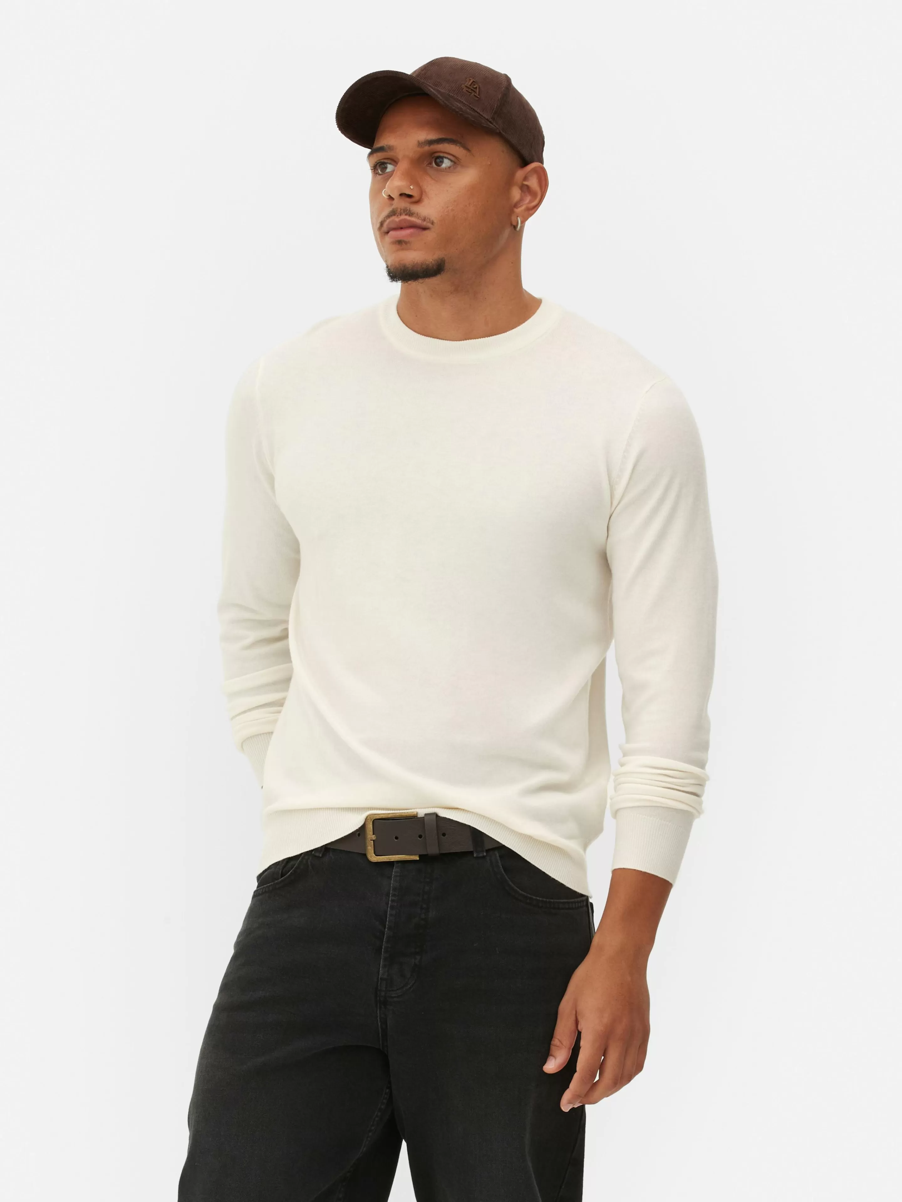 Pull En Maille Fine à Col Ras-du-cou-Primark Cheap