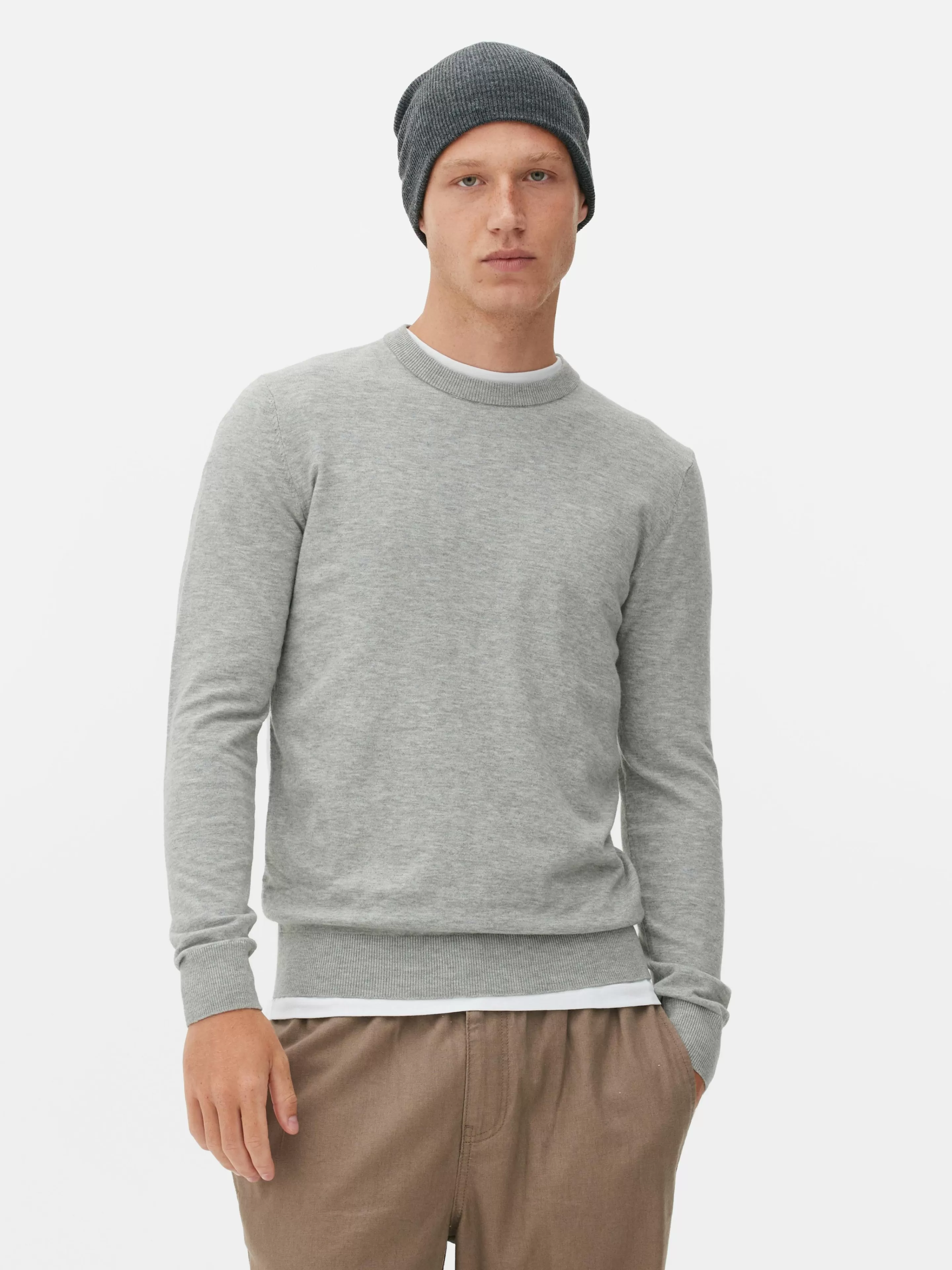 Pull En Maille Fine à Col Ras-du-cou-Primark Outlet