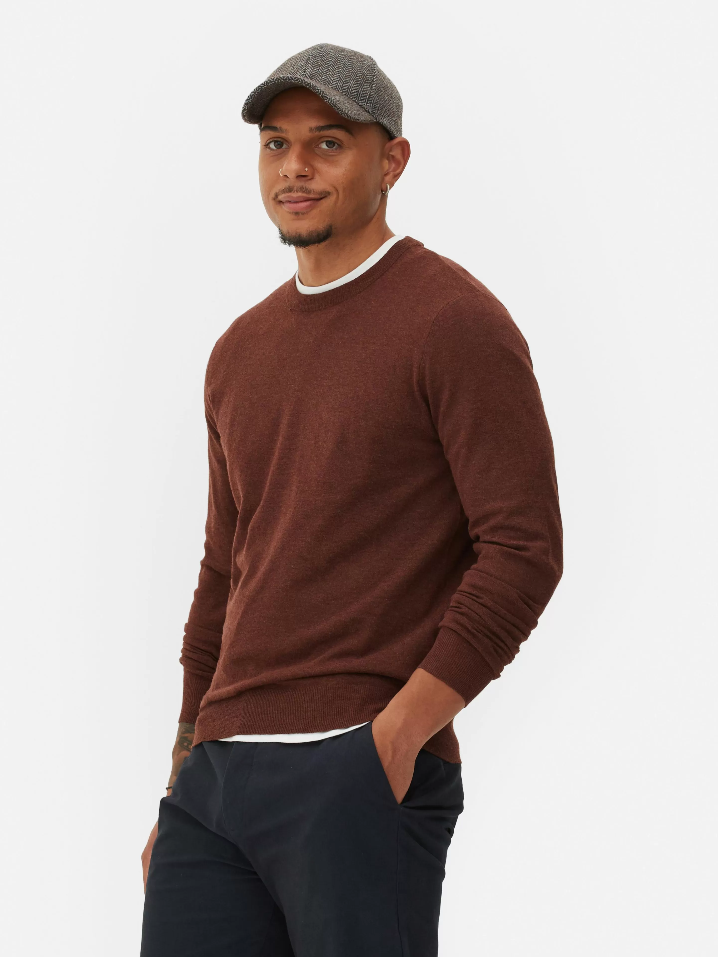 Pull En Maille Fine à Col Ras-du-cou-Primark Online