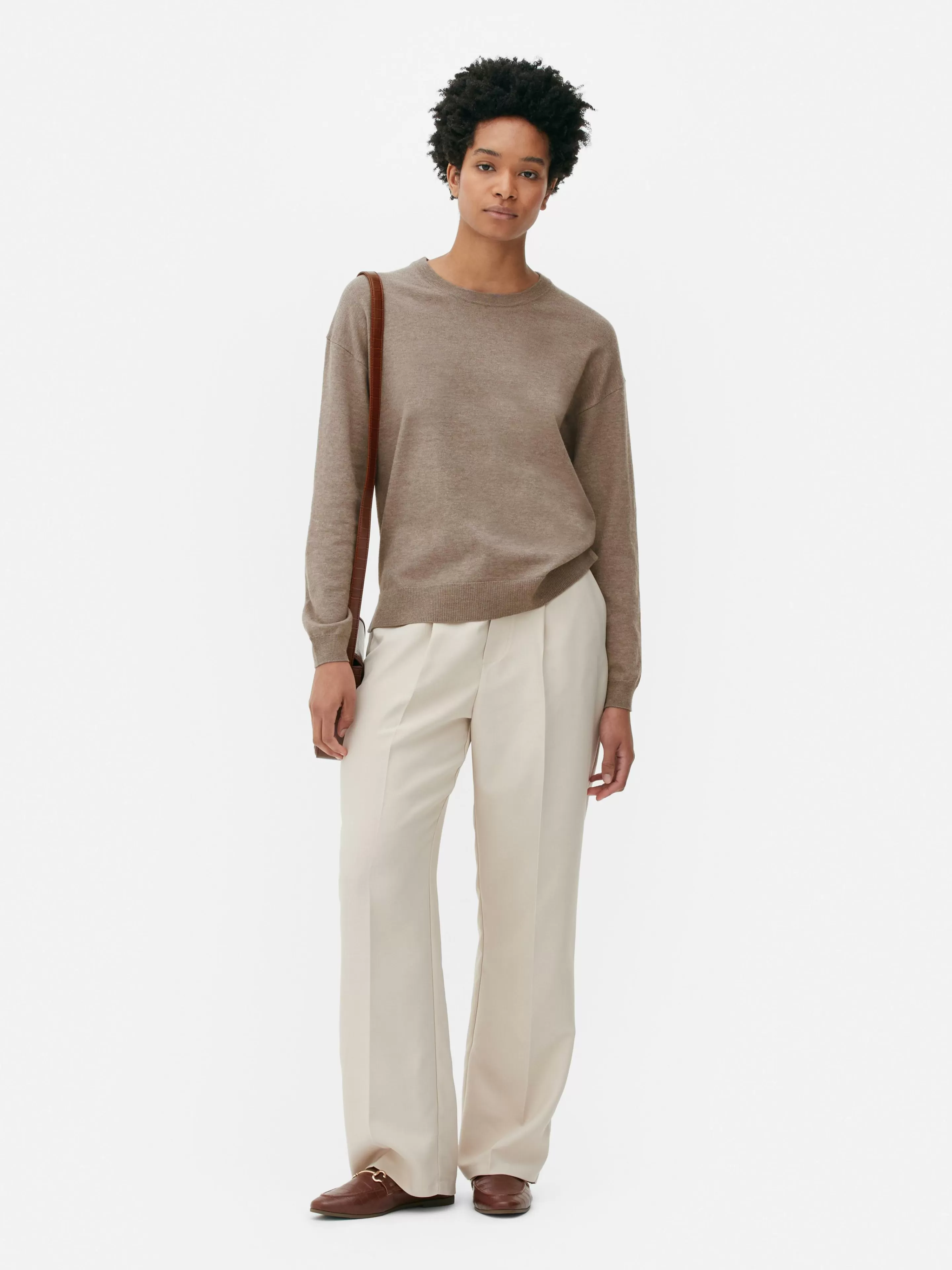 Pull En Maille Fine à Col Ras-du-cou-Primark Sale