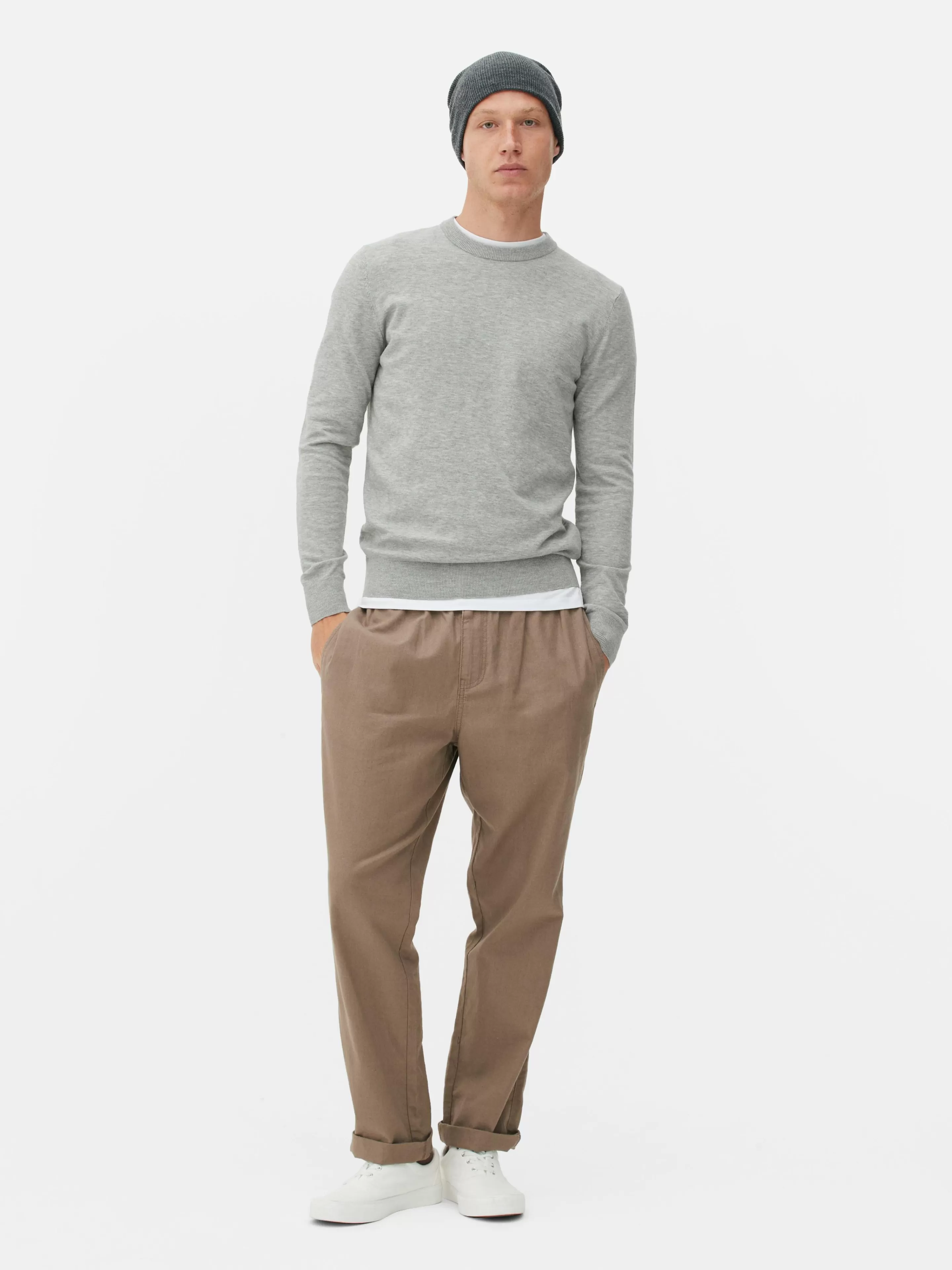 Pull En Maille Fine à Col Ras-du-cou-Primark Outlet