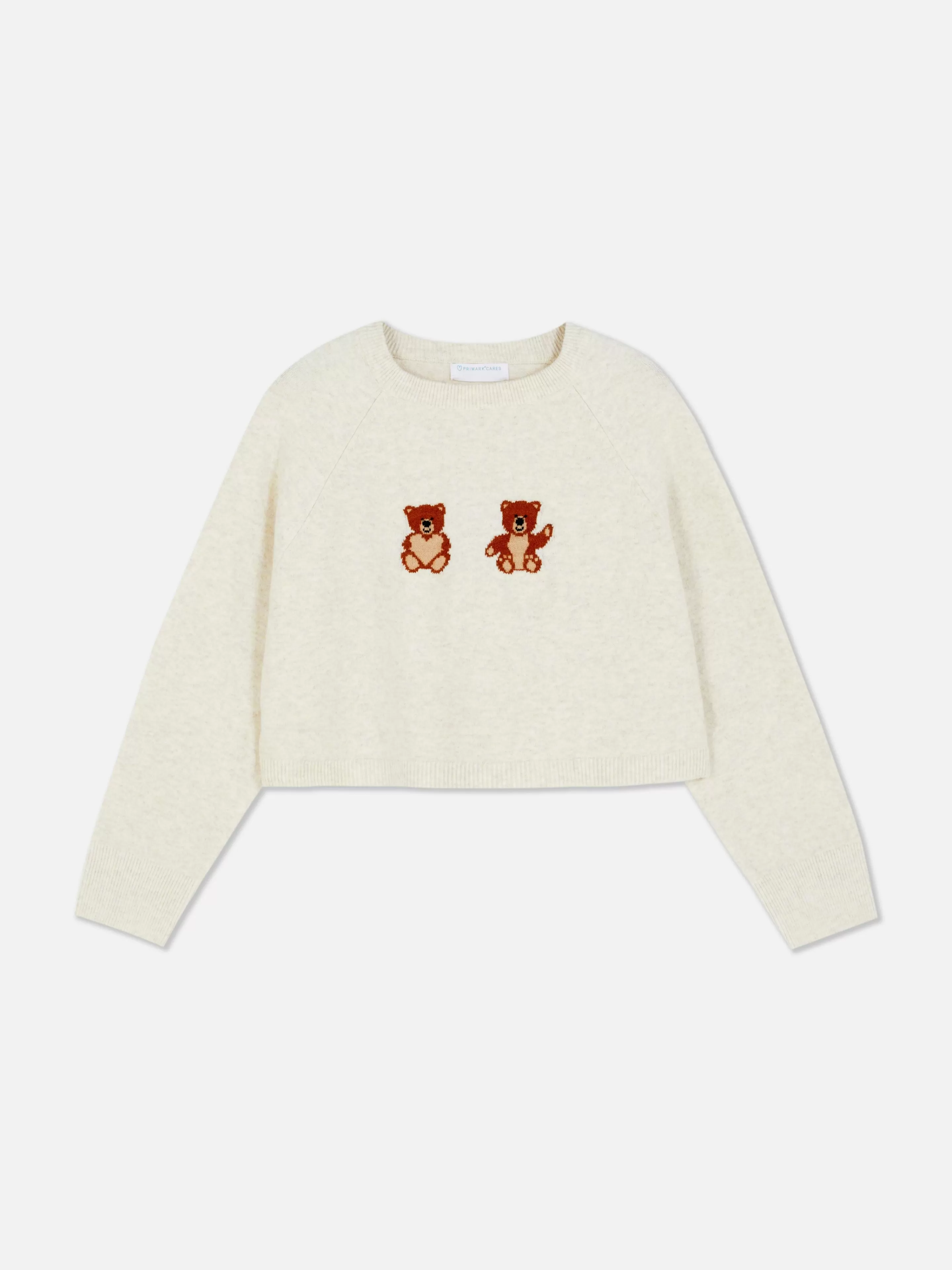 Pull En Maille Ours En Peluche-Primark New