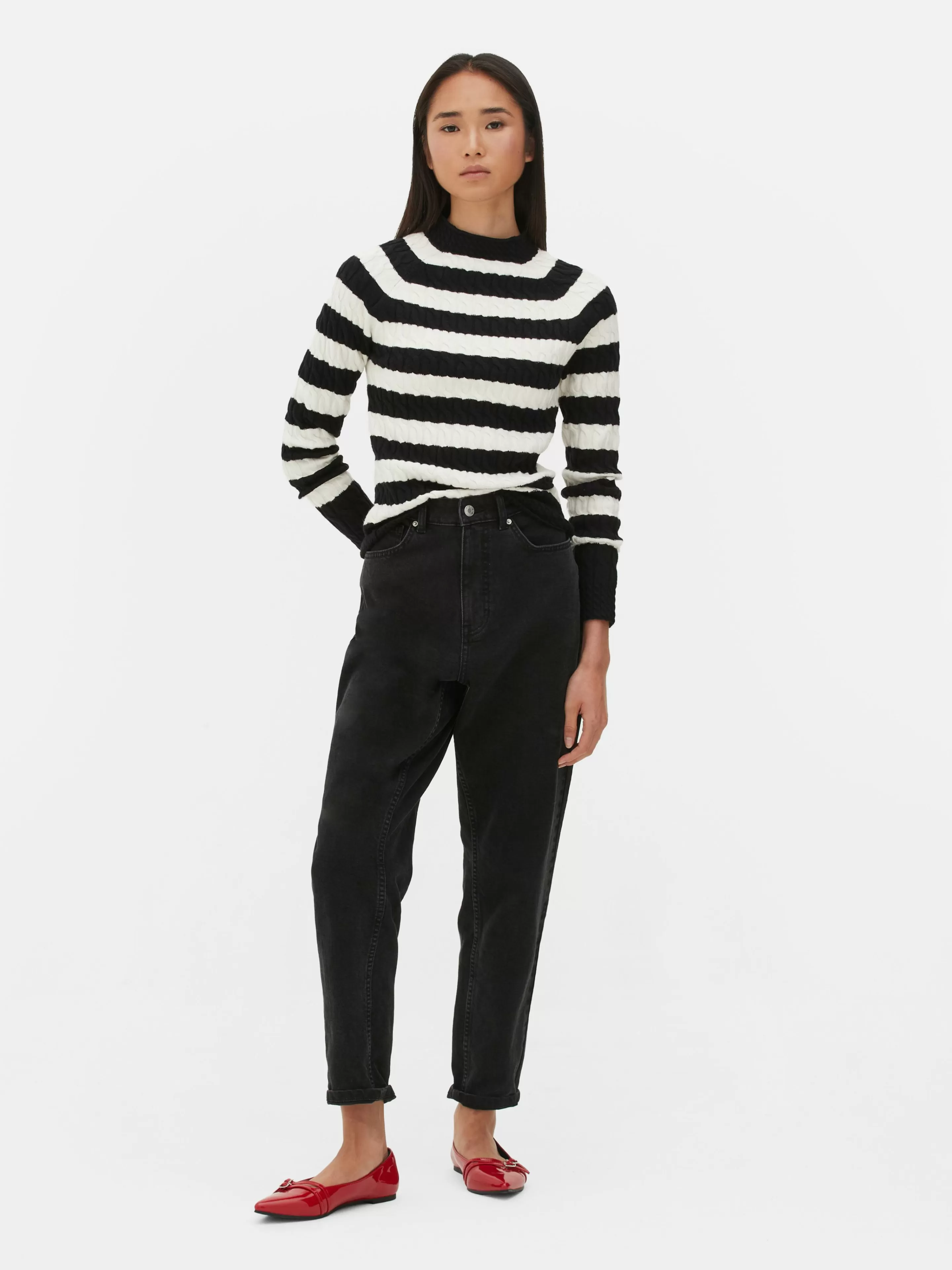 Pull En Maille Torsadée à Col Montant-Primark Best