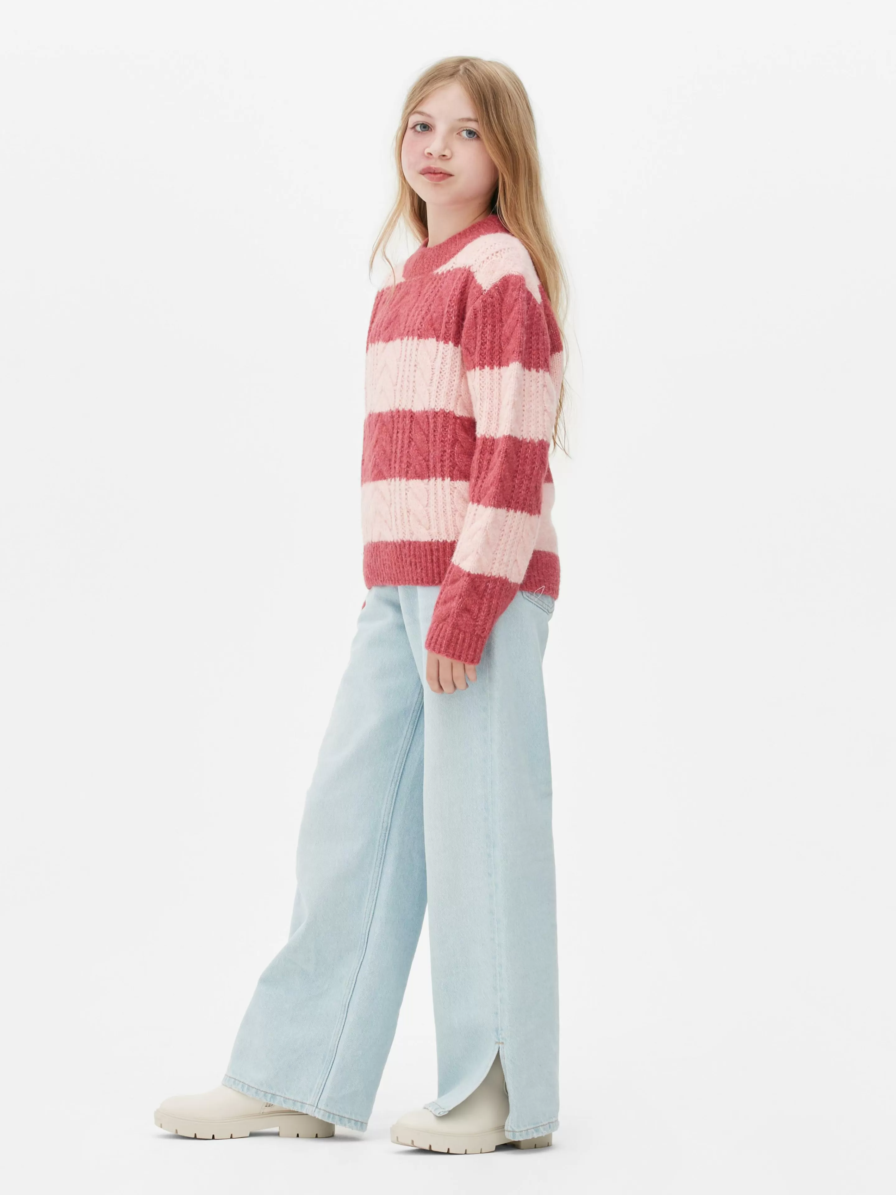 Pull En Maille Torsadée à Rayures-Primark Cheap
