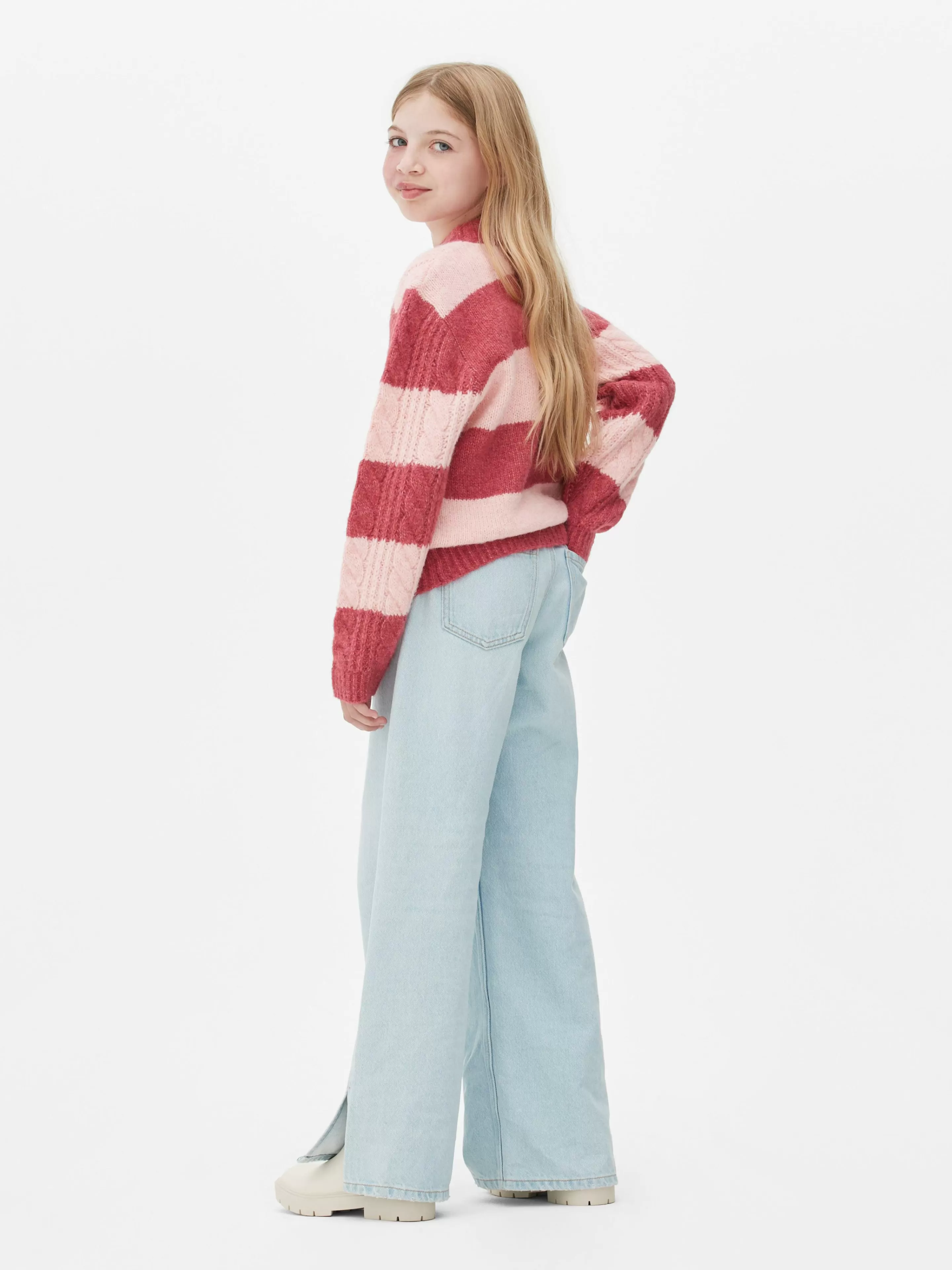 Pull En Maille Torsadée à Rayures-Primark Cheap