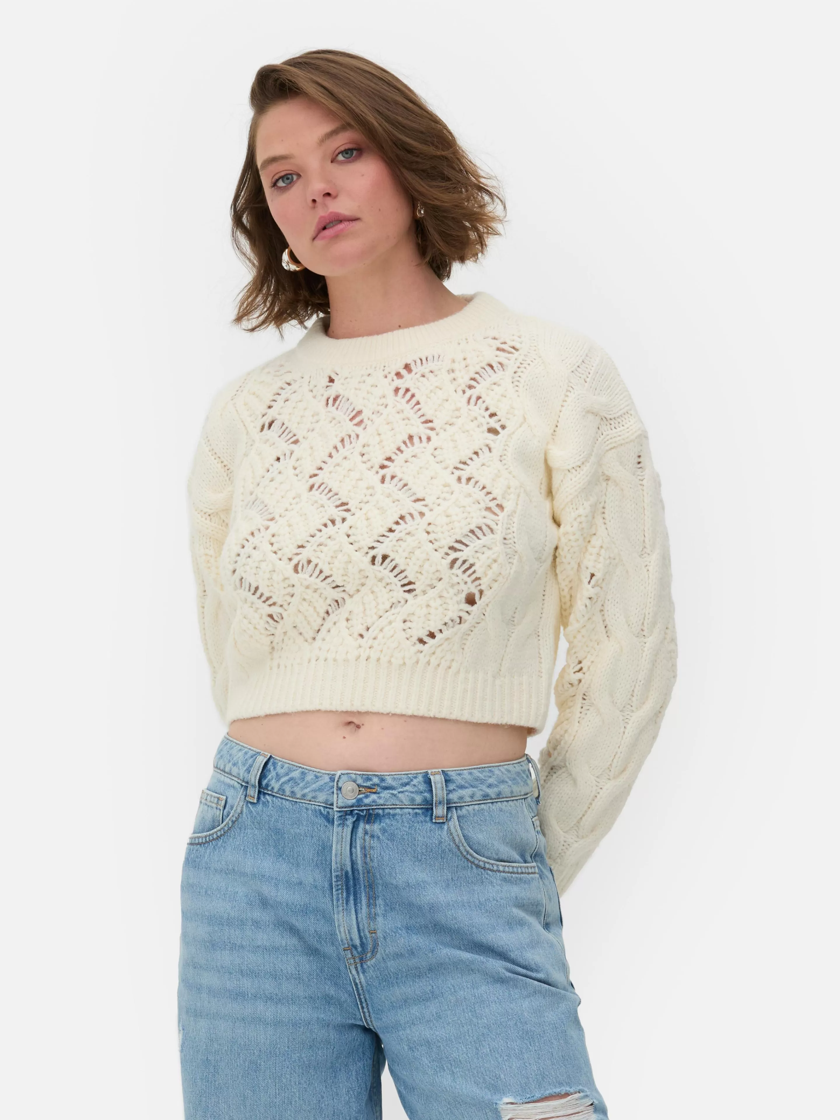 Pull En Maille Torsadée Ajourée Rita Ora-Primark Cheap