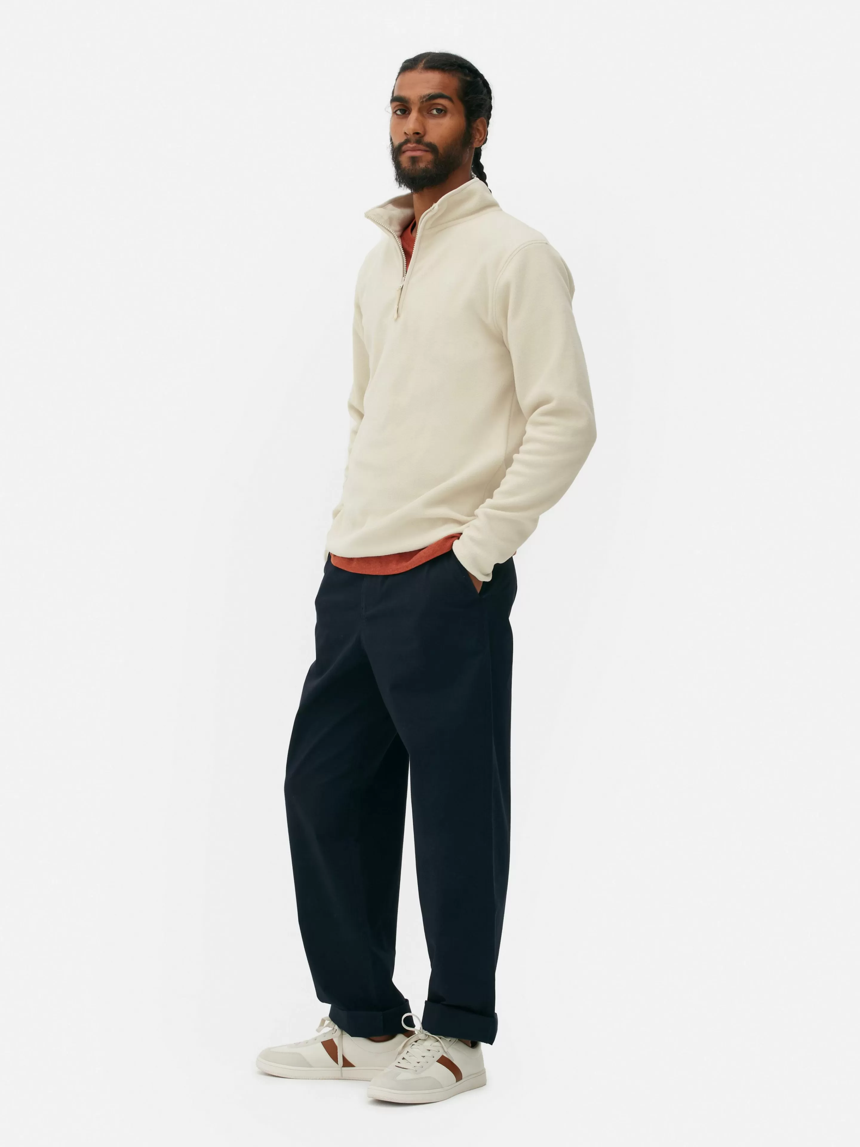 Pull En Molleton à Col Zippé-Primark New
