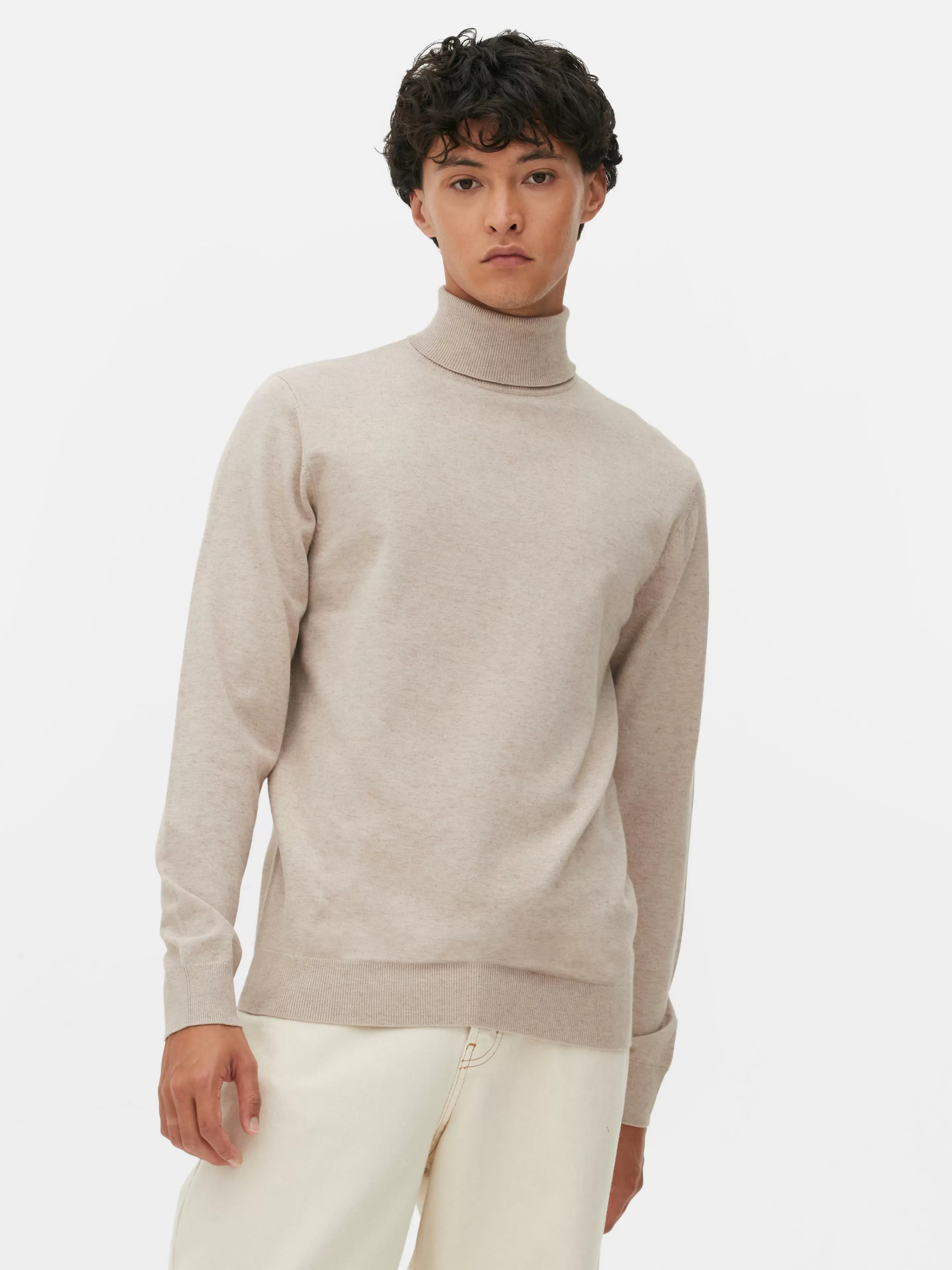 Pull Fine Maille à Col Roulé-Primark Fashion