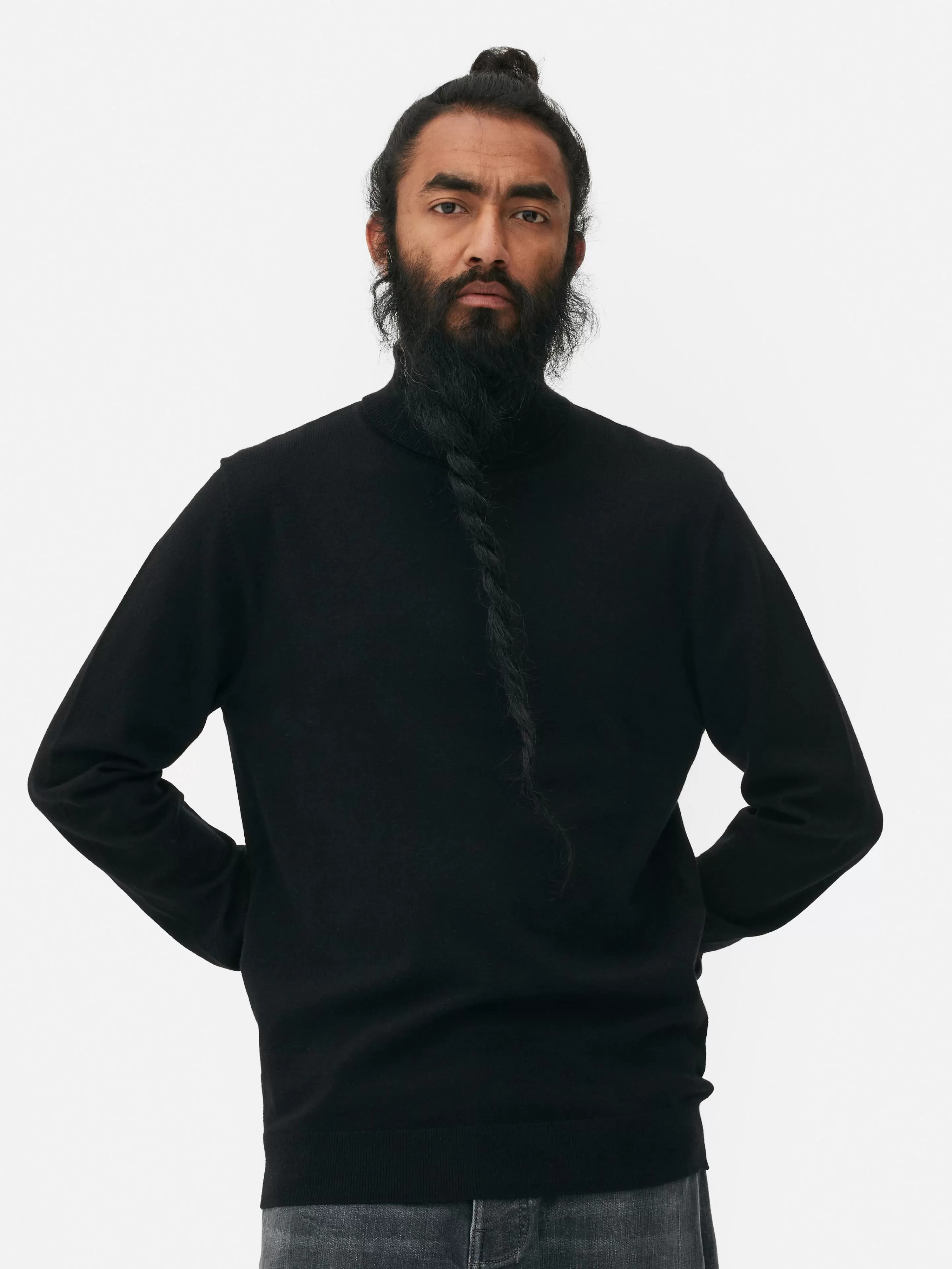 Pull Fine Maille à Col Roulé-Primark Hot