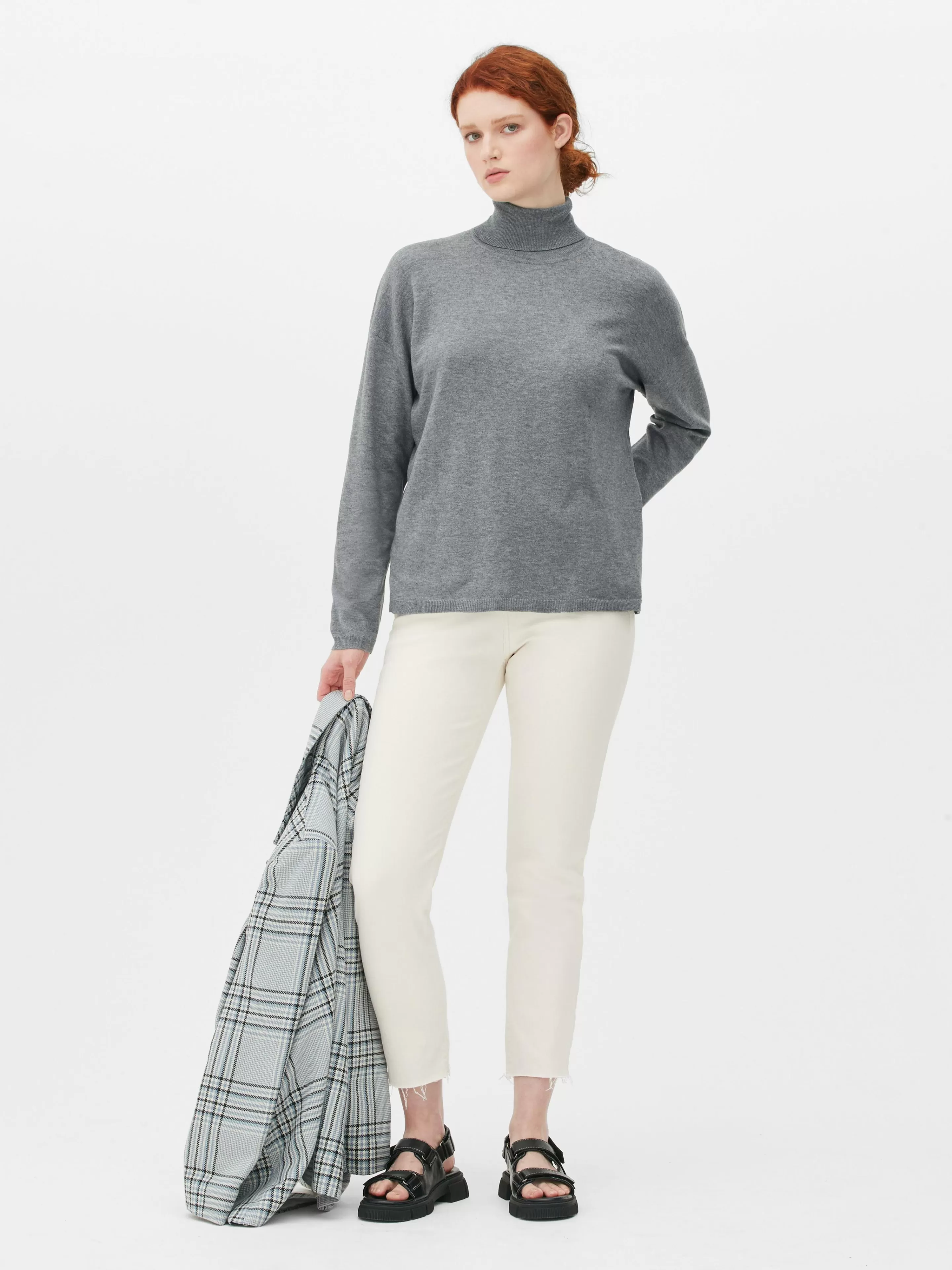 Pull Fine Maille à Col Roulé-Primark Cheap