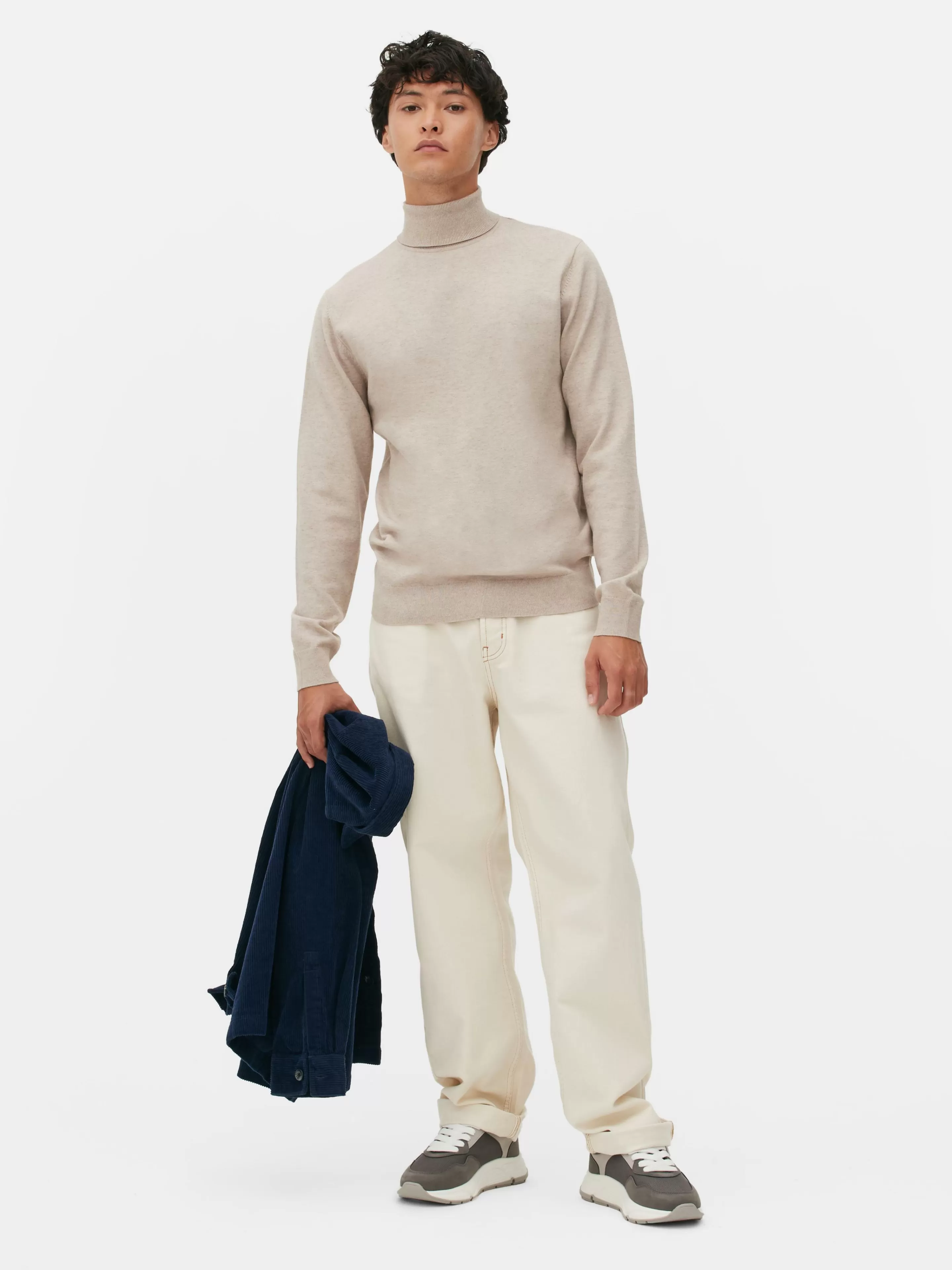 Pull Fine Maille à Col Roulé-Primark Fashion