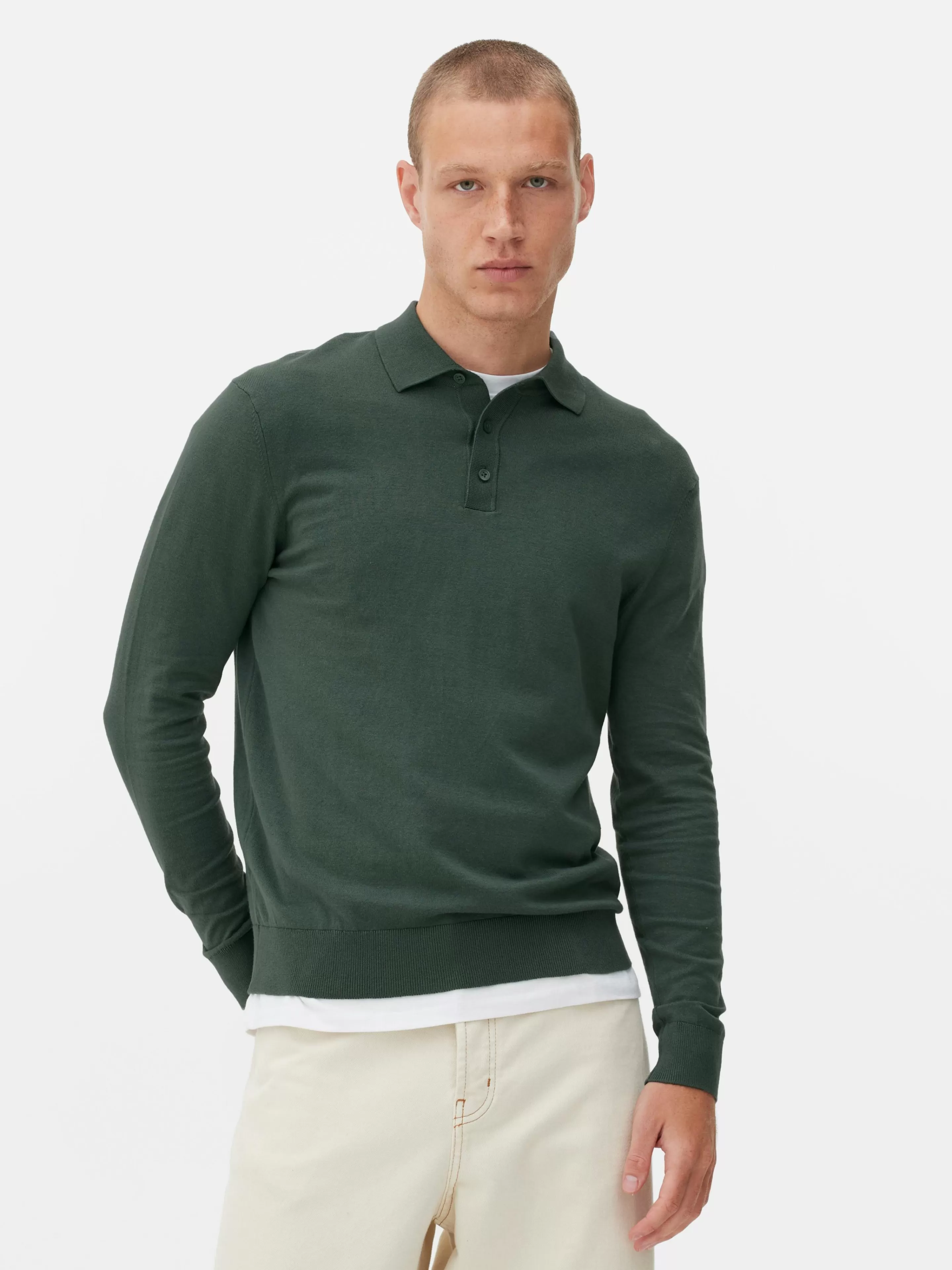 Pull Polo à Manches Longues-Primark Flash Sale