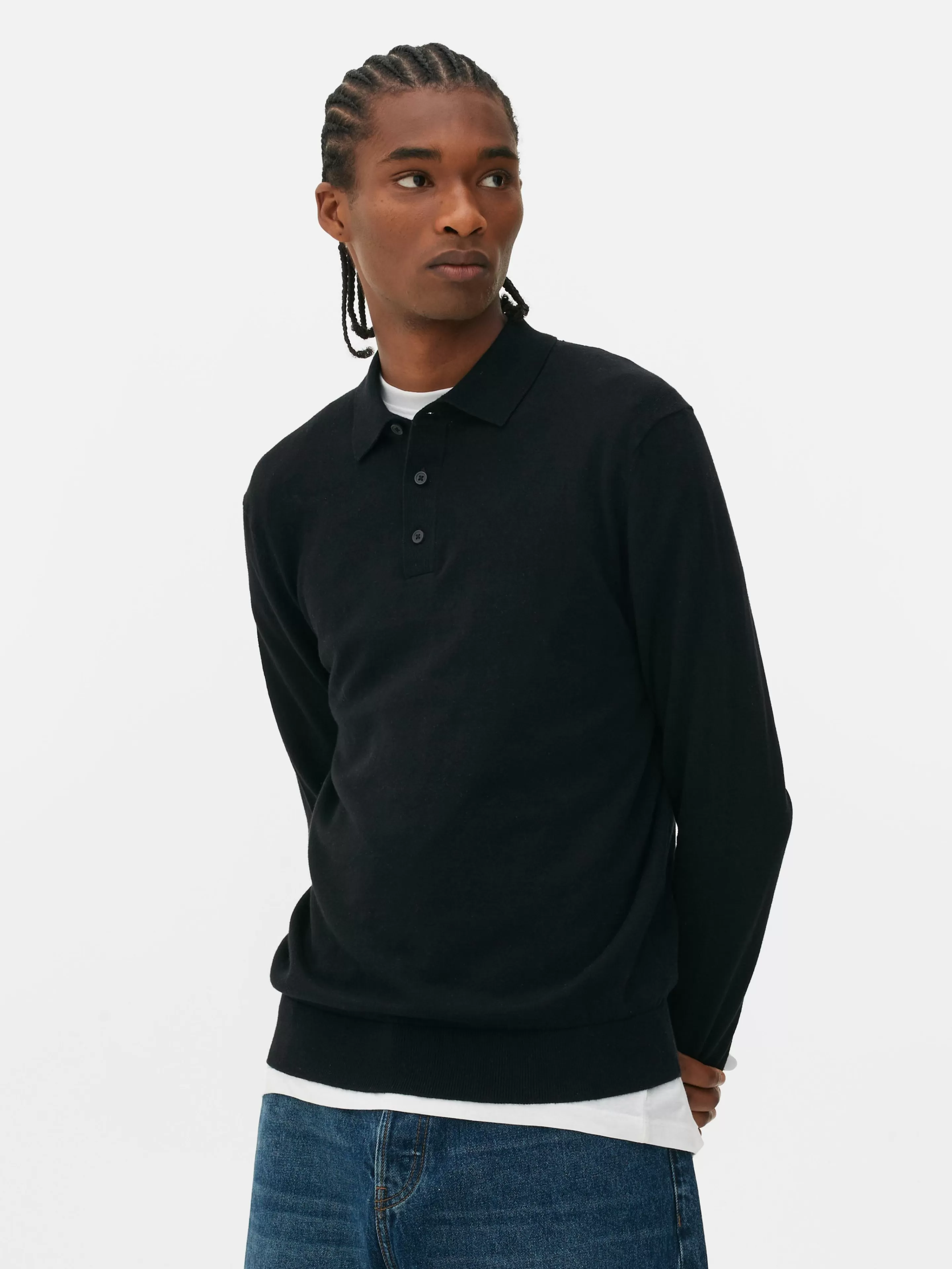 Pull Polo à Manches Longues-Primark Cheap