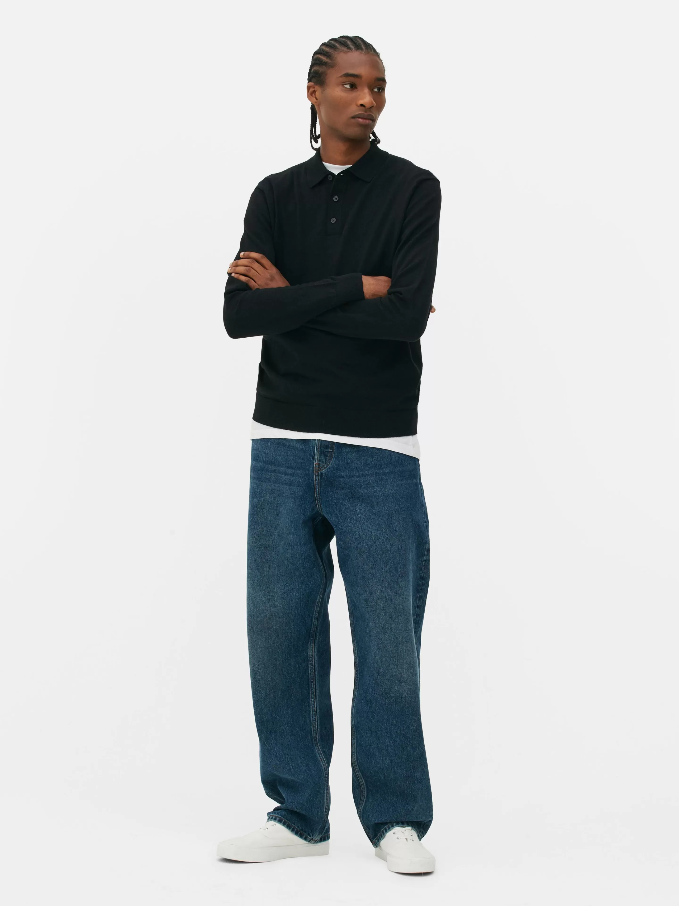 Pull Polo à Manches Longues-Primark Cheap