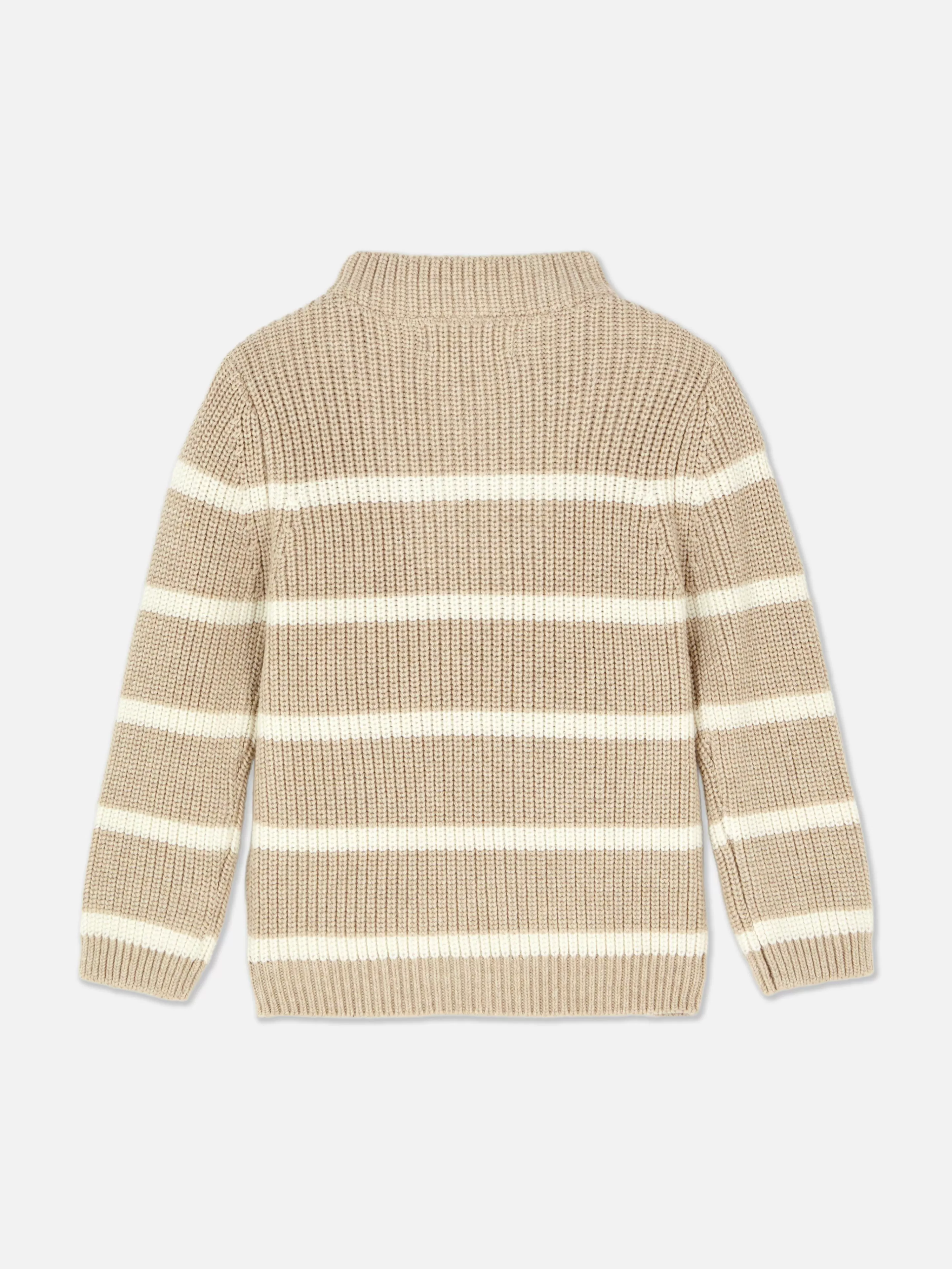 Pull Rayé à Col Cheminée-Primark Clearance