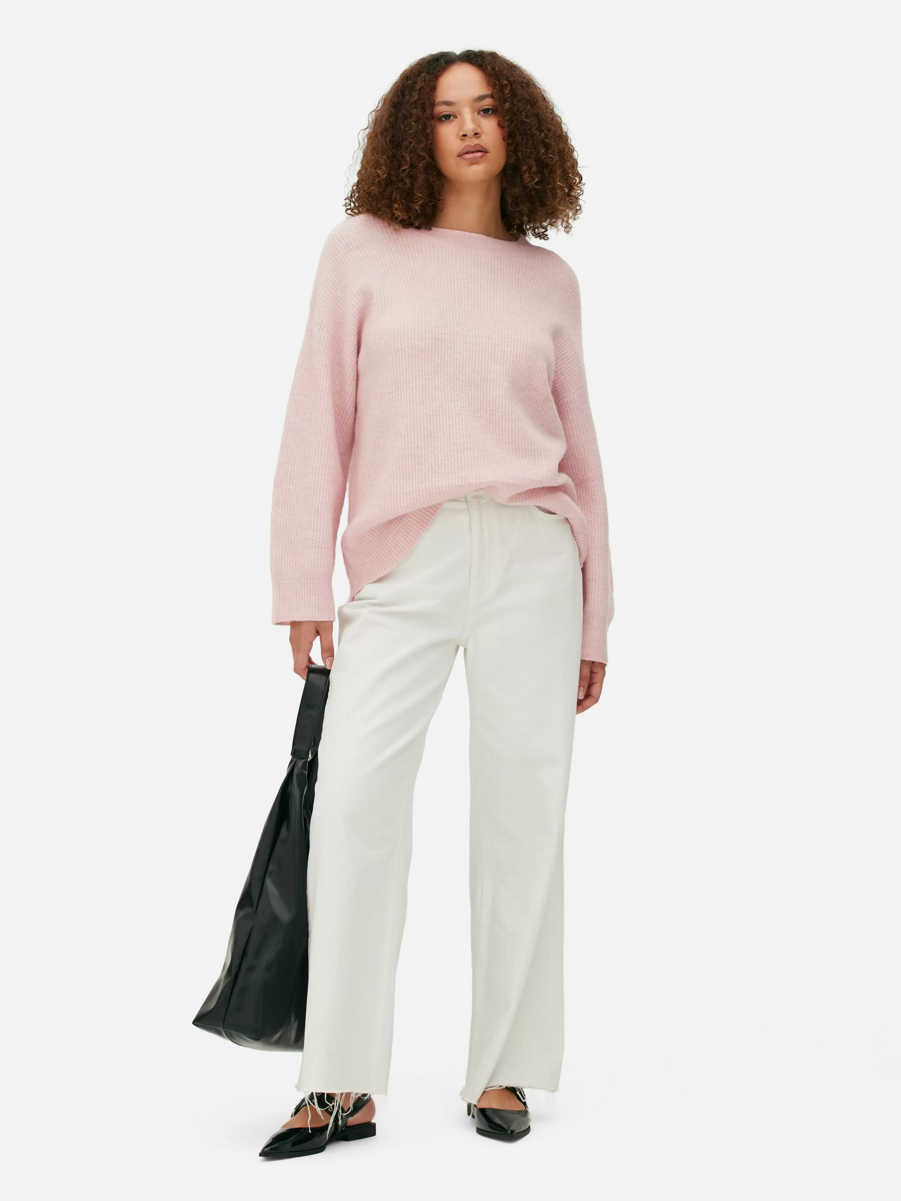 Pull Tricoté Avec Manches à Revers-Primark Store
