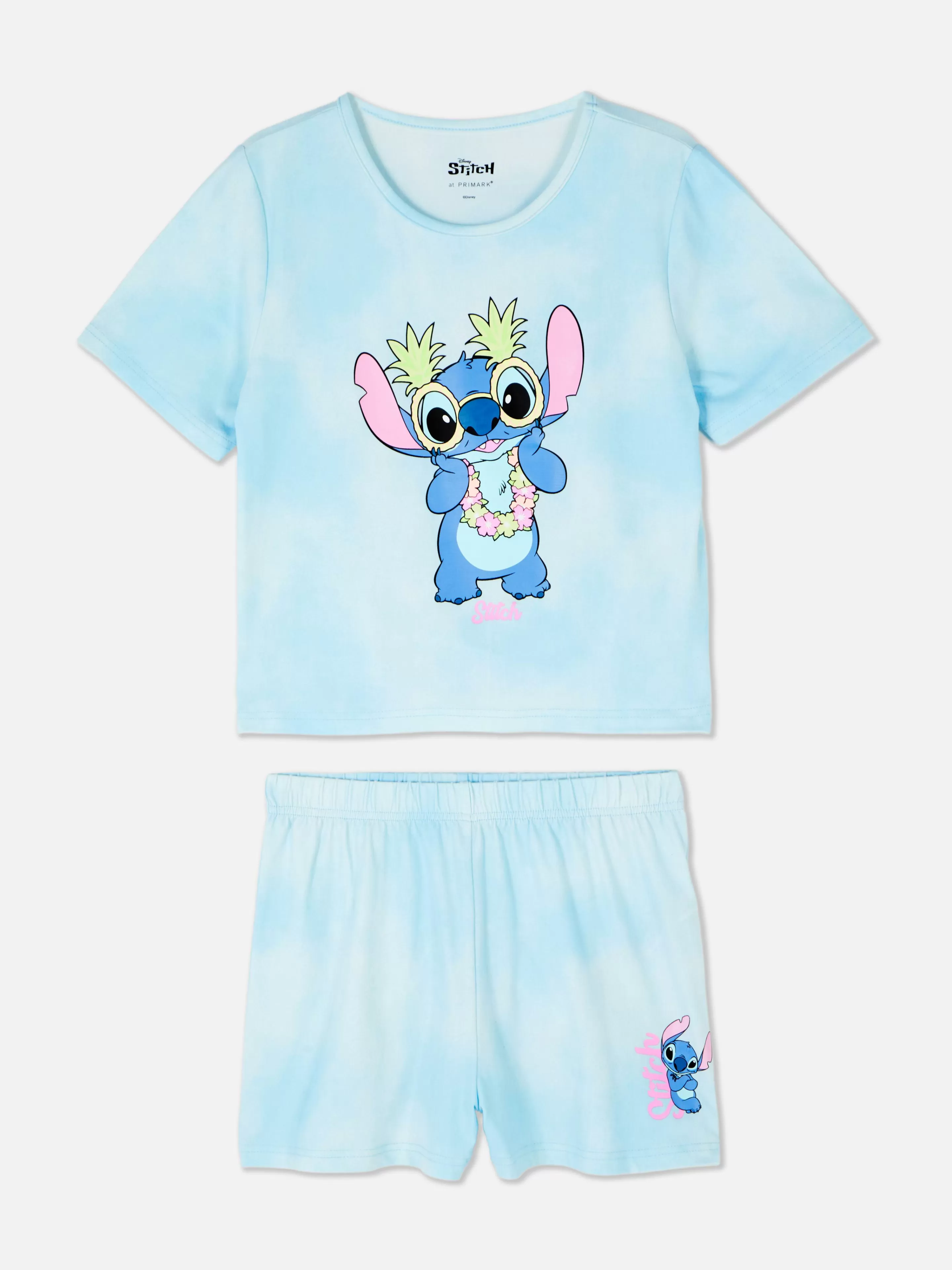 Pyjama à Manches Courtes Tie Dye Disney Lilo & Stitch-Primark Outlet